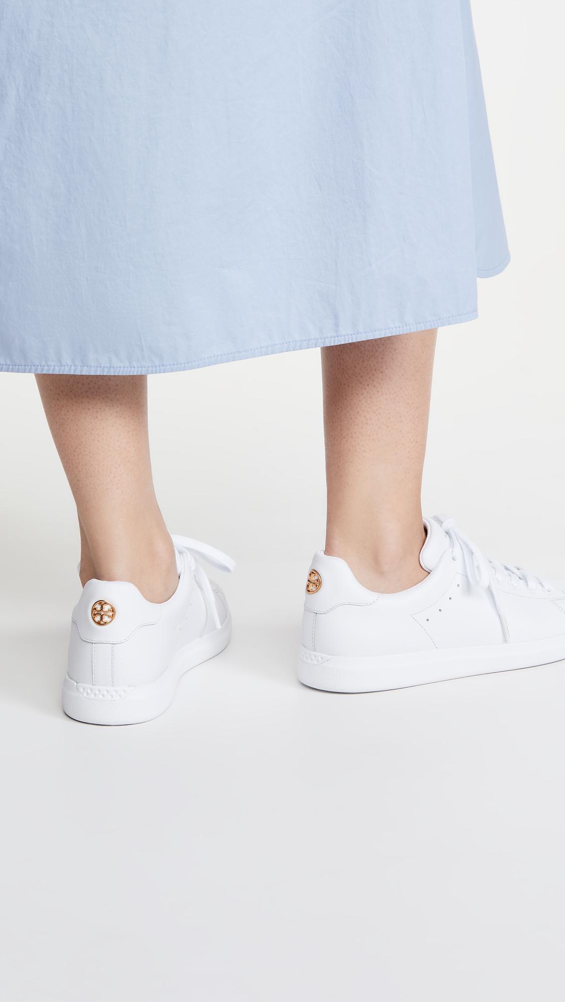 Tory Burch Howell Court Sneakers in White | Lyst