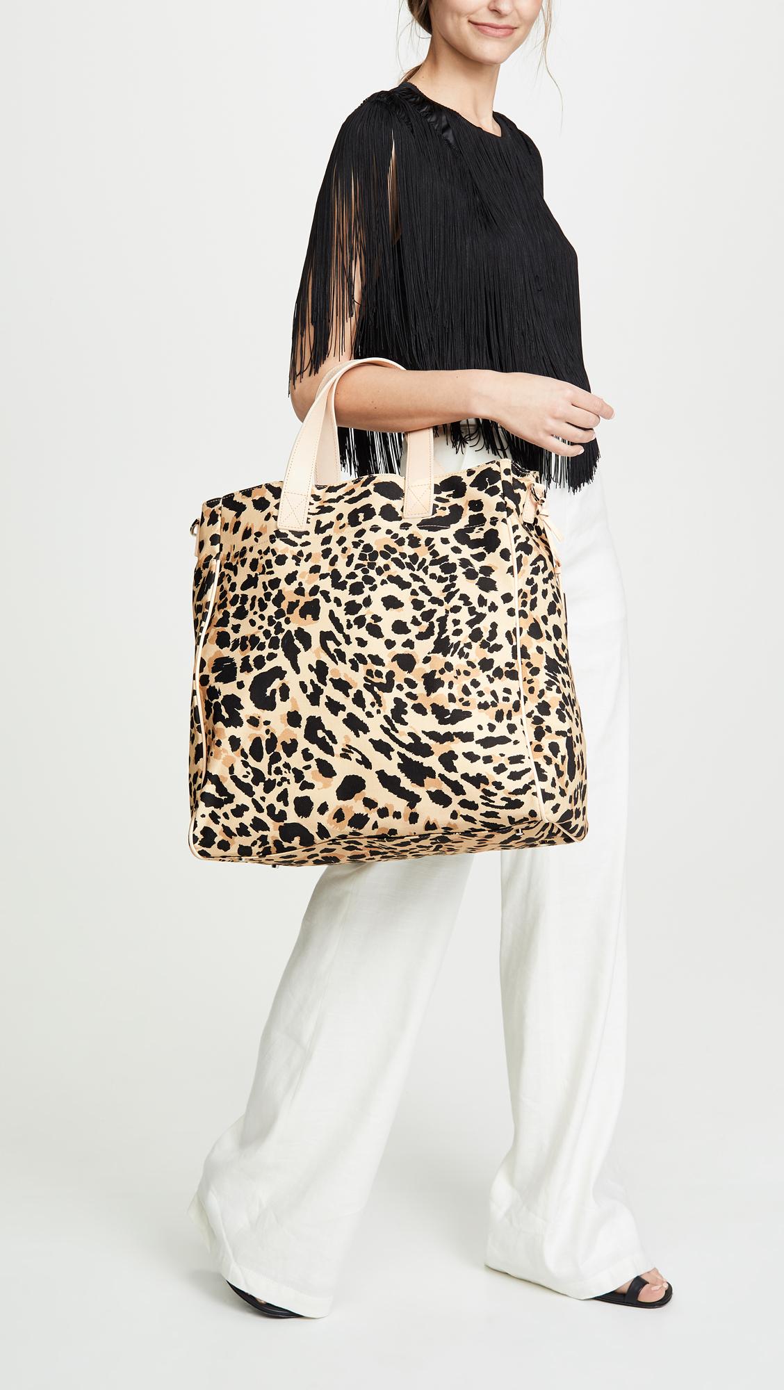 zimmermann leopard beach bag