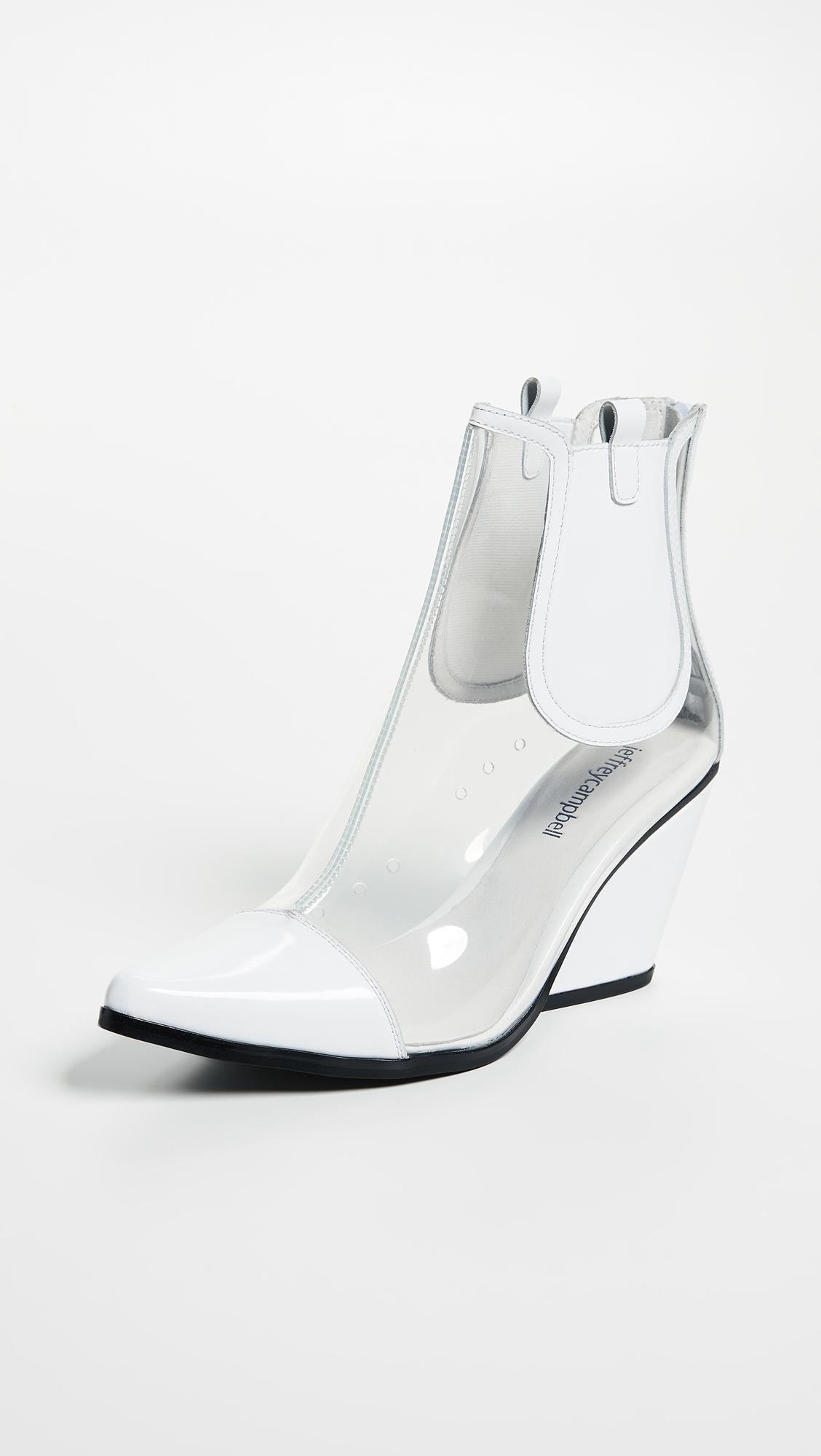 jeffrey campbell white ankle boots