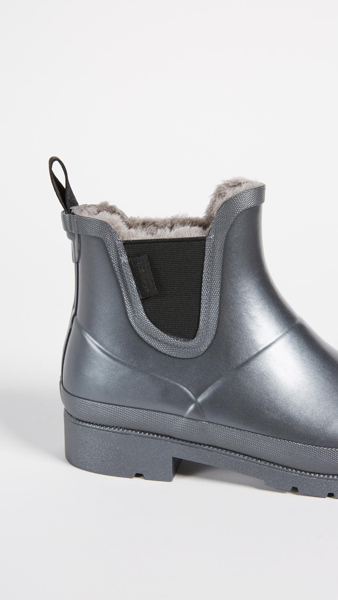 tretorn rain boots with fur