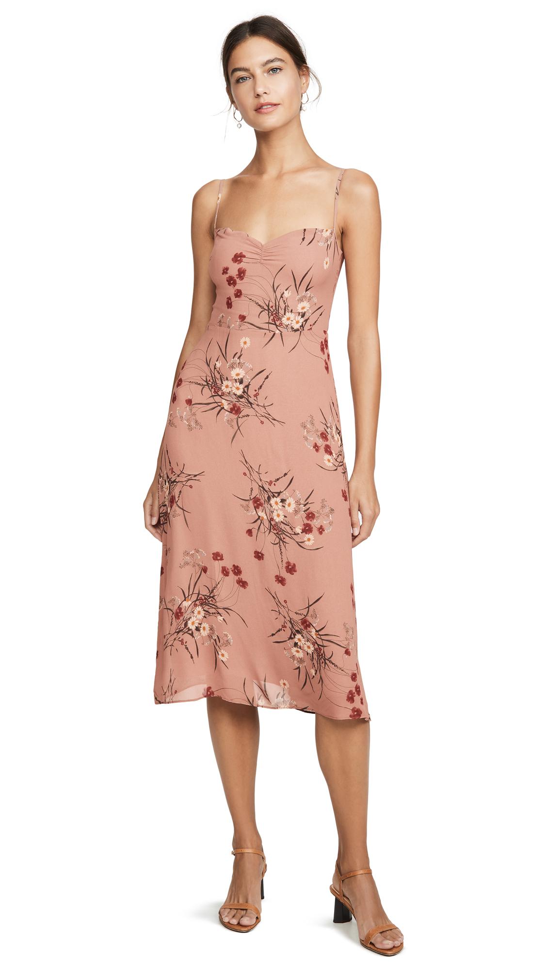 Reformation Synthetic Odele Dress in Pink - Lyst