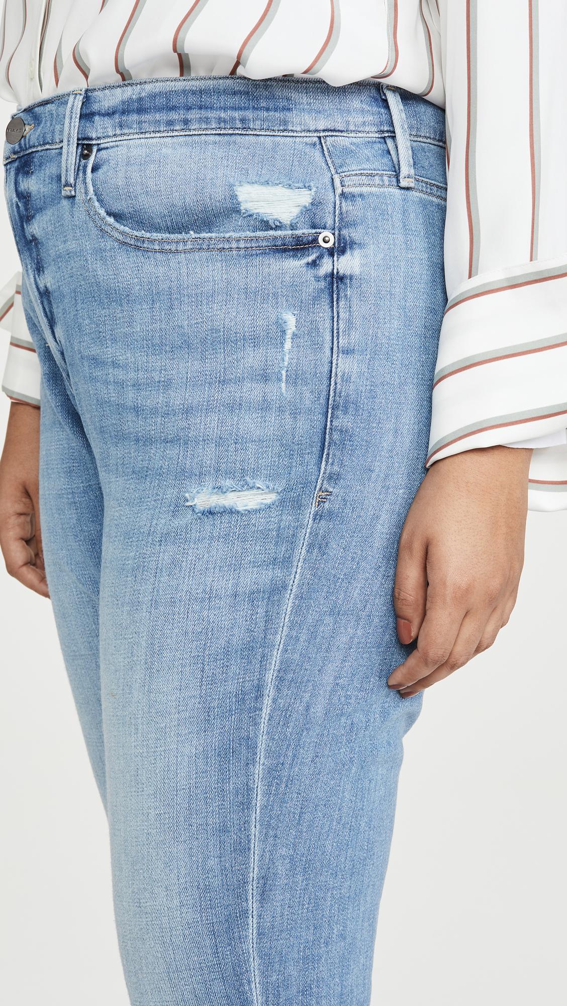 FRAME Denim Le Beau Jeans in Blue | Lyst