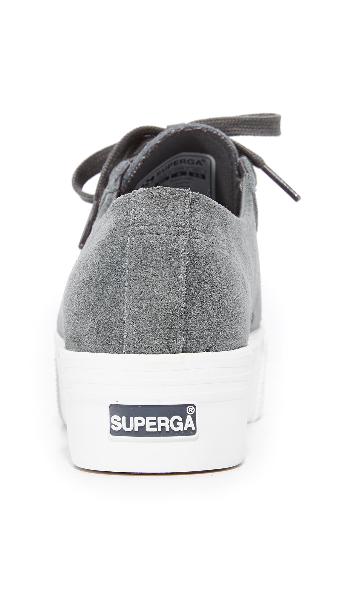 superga suede platform sneakers