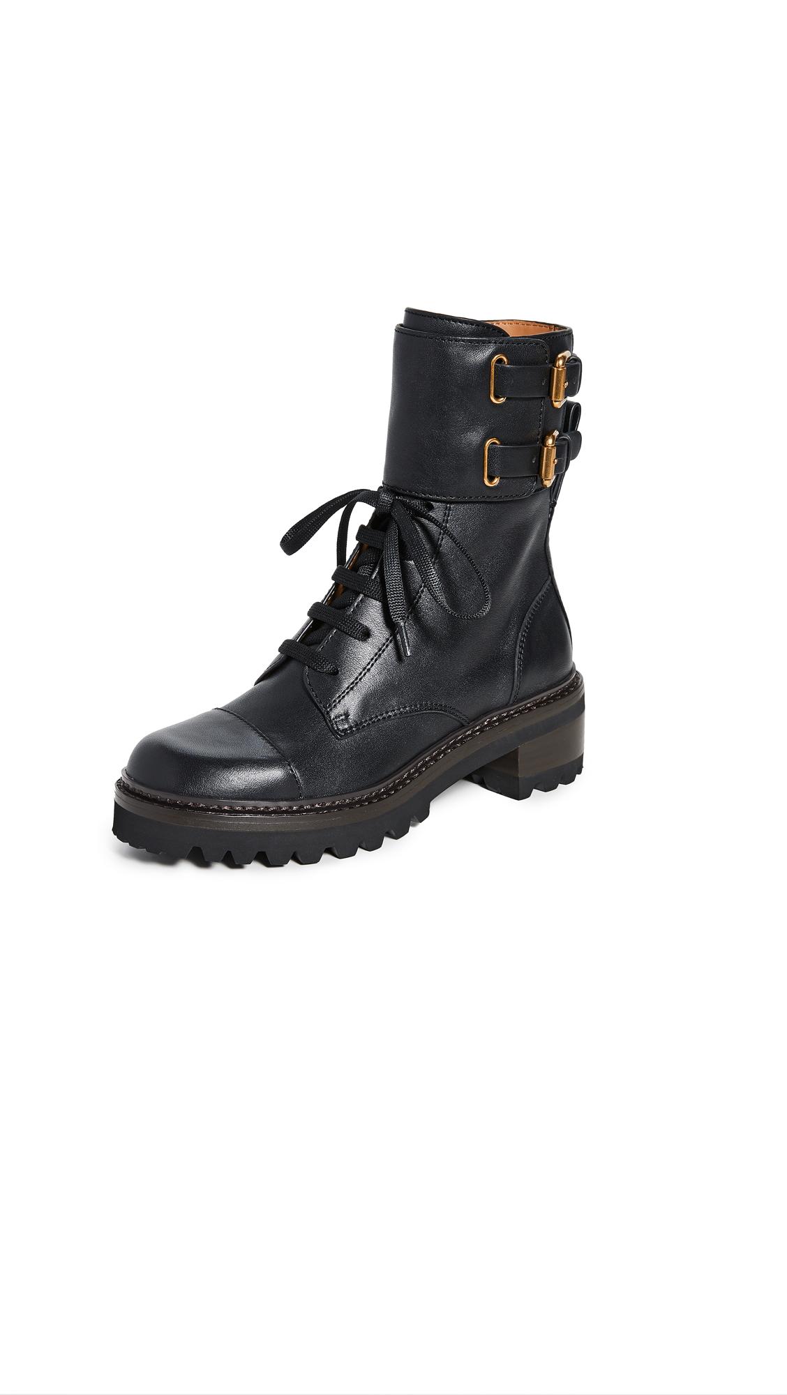 chloe combat boot