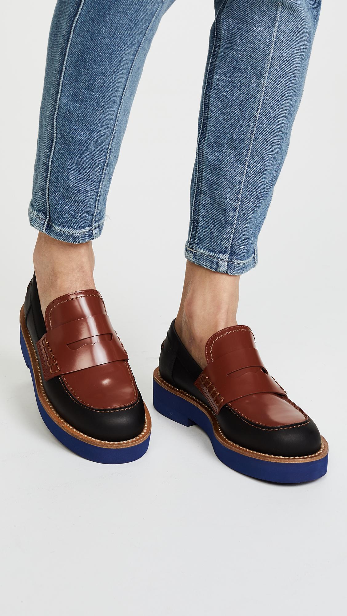 upper case flat loafer
