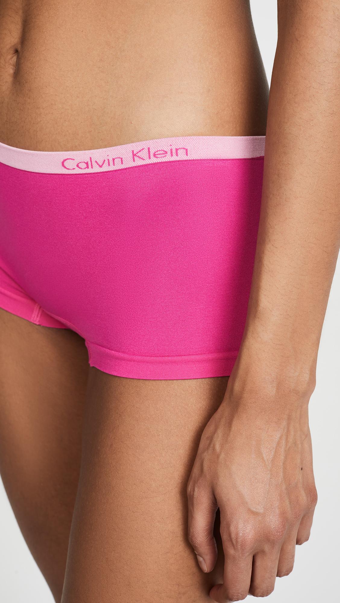 Calvin Klein Pure Seamless Boyshorts in Pink