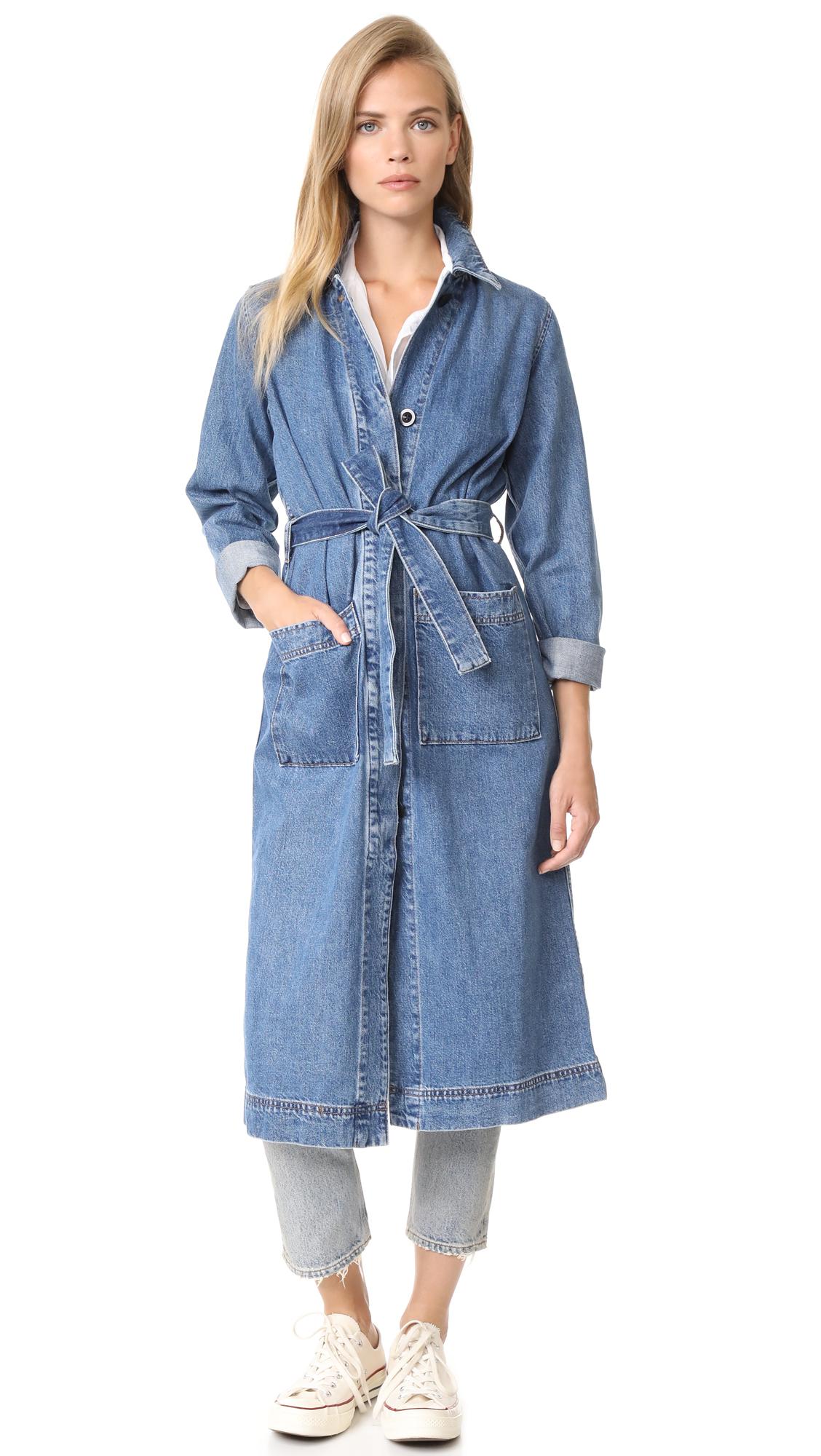 Madewell Denim Duster Coat in Blue Lyst Canada