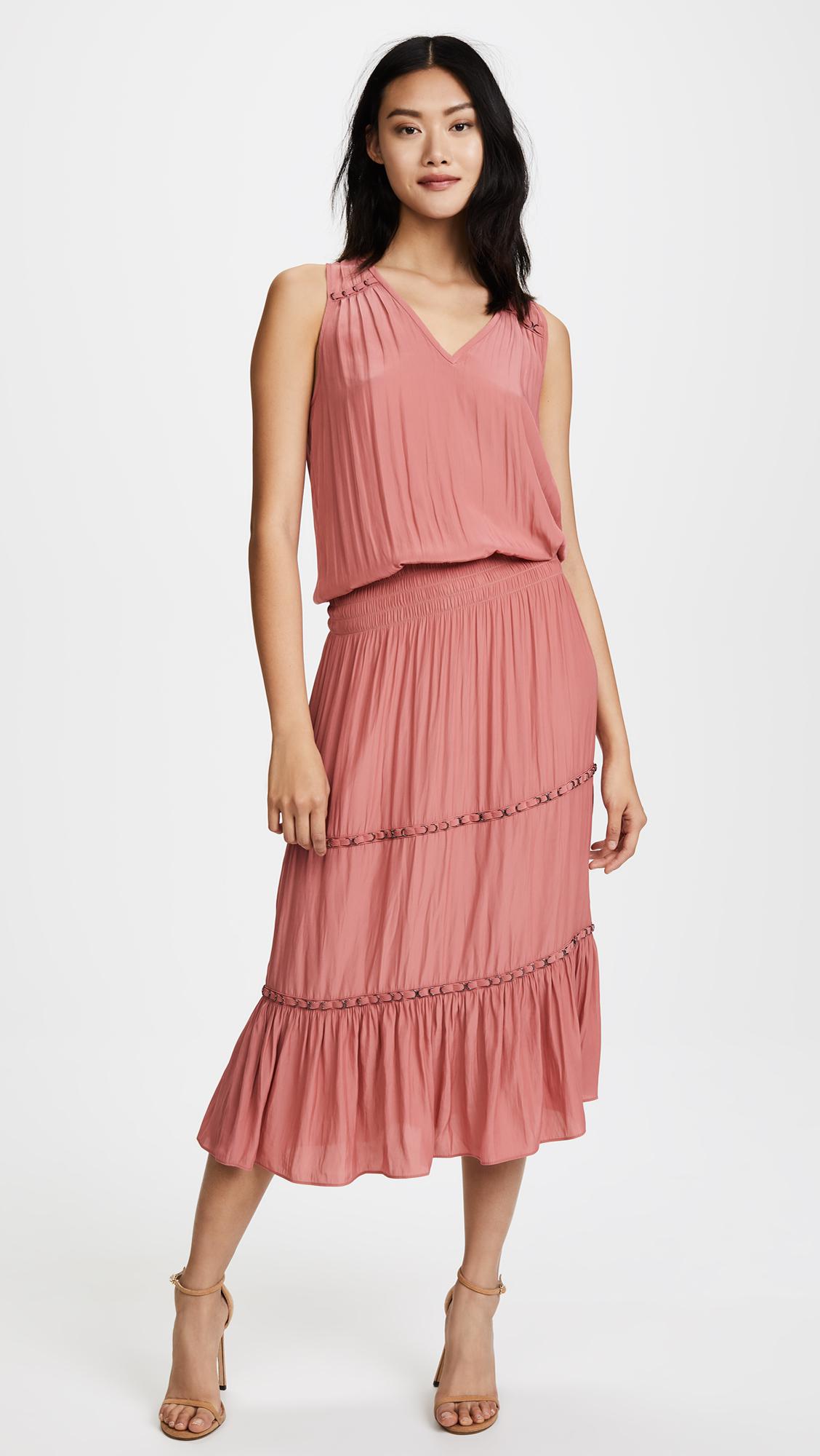 burnt pink dress
