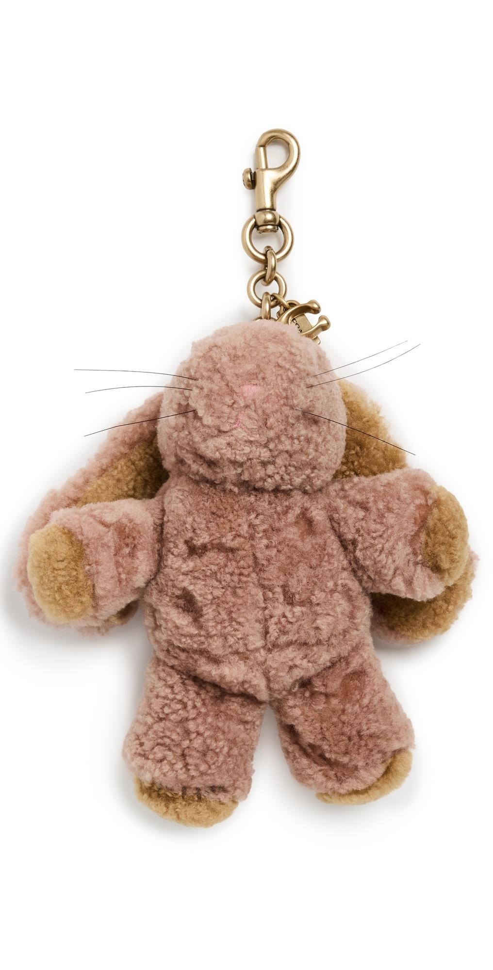 小物 COACH Rabbit Bag Charm Keychain FurCharm coach-Multi-Runway-Shearling-