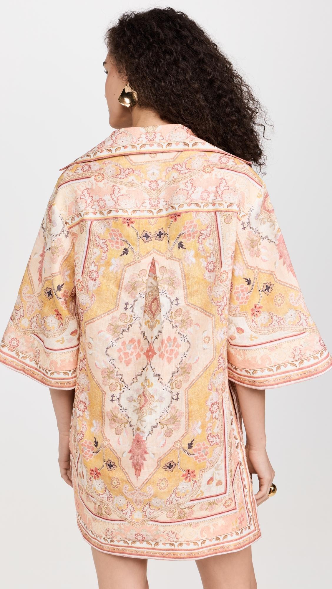ワンピース Zimmermann Printed linen Wylie tunic dress Zimmermann Wylie Print Linen Tunic Dress | Nordstrom