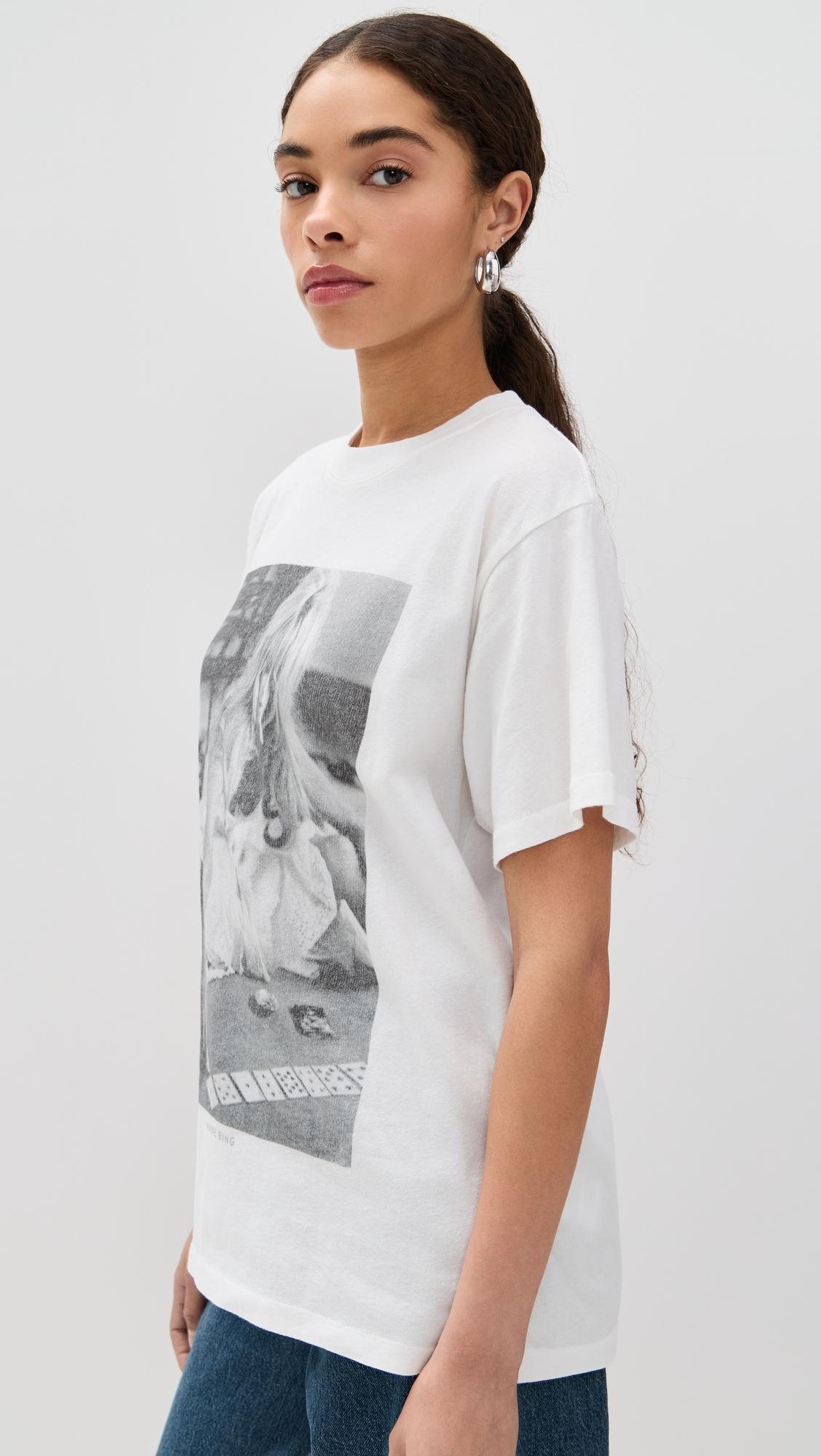 Anine Bing Lili Tee Ab X Dk X Brigitte Bardot in Gray | Lyst