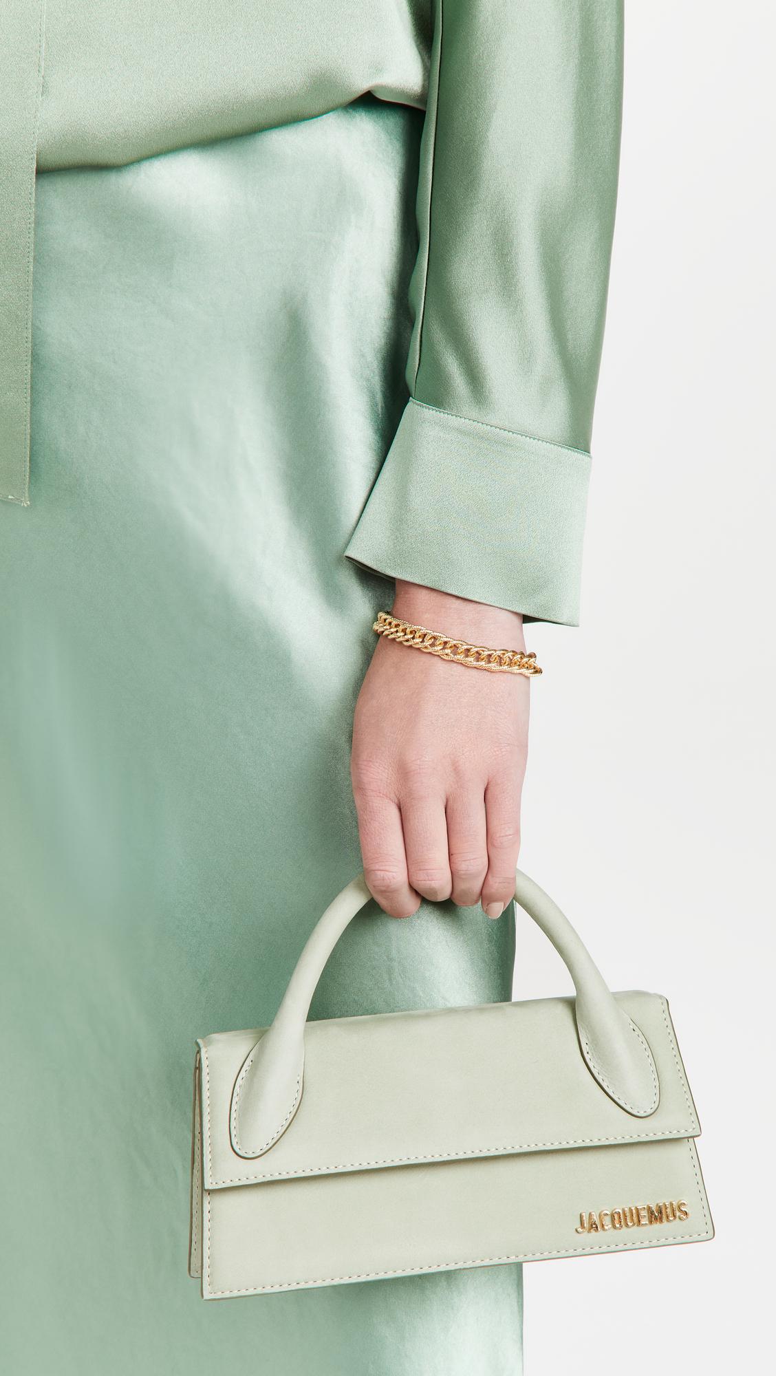 Jacquemus Le Chiquito Long Bag in Green