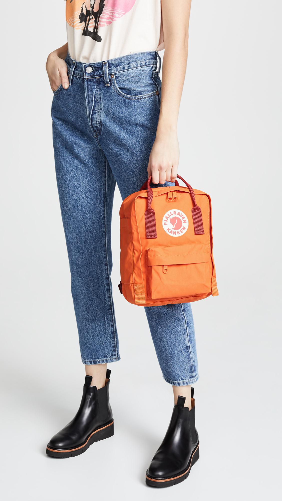 kanken backpack burnt orange