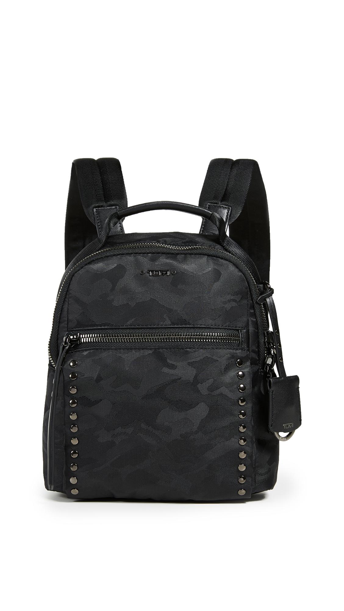 tumi black camo backpack