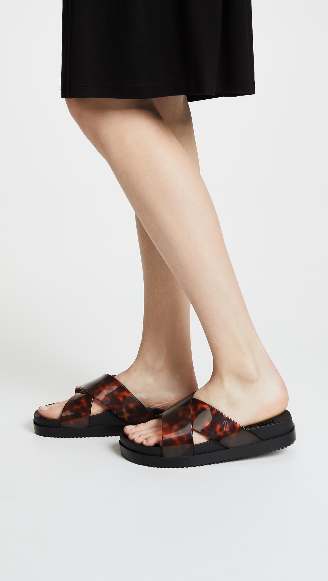 Melissa Cosmic Ii Criss Cross Slides | Lyst