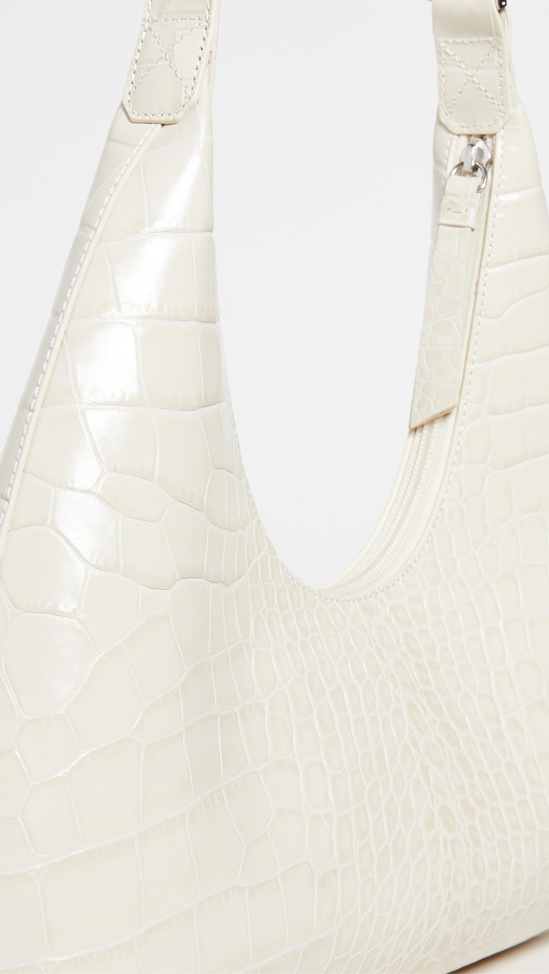 BY FAR Amber Shoulder Bag in Natural | Lyst