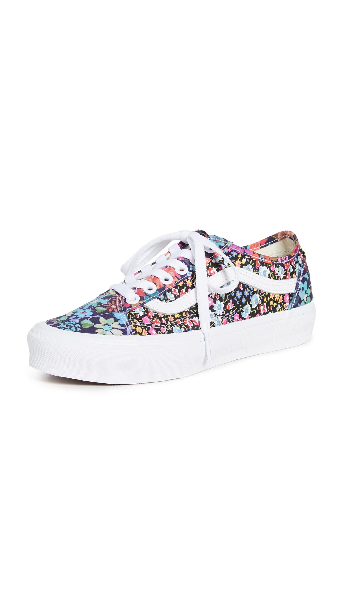 vans made with liberty fabric old skool tapered shoes