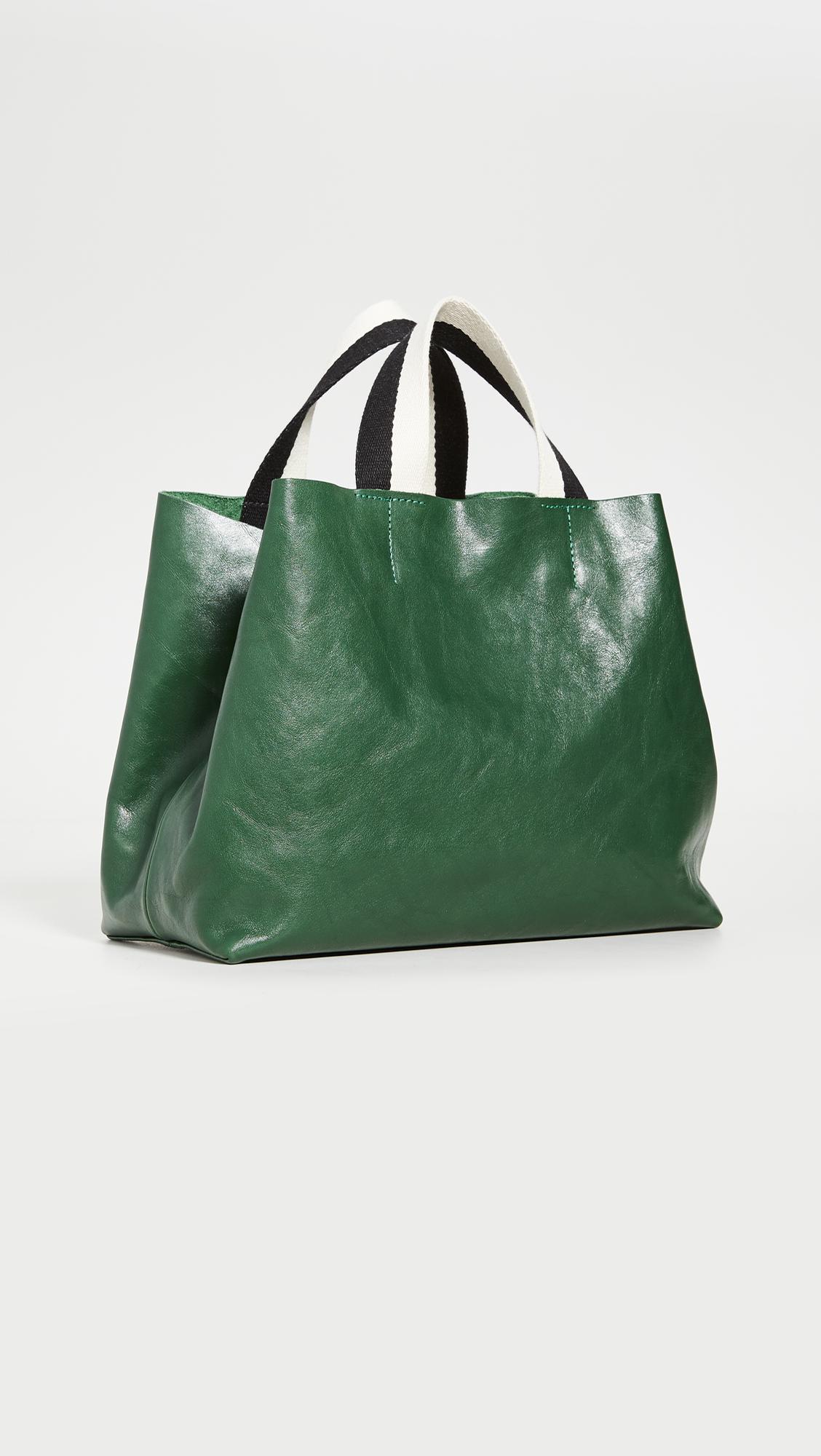 Clare V. Bateau Woven Leather Tote Bag
