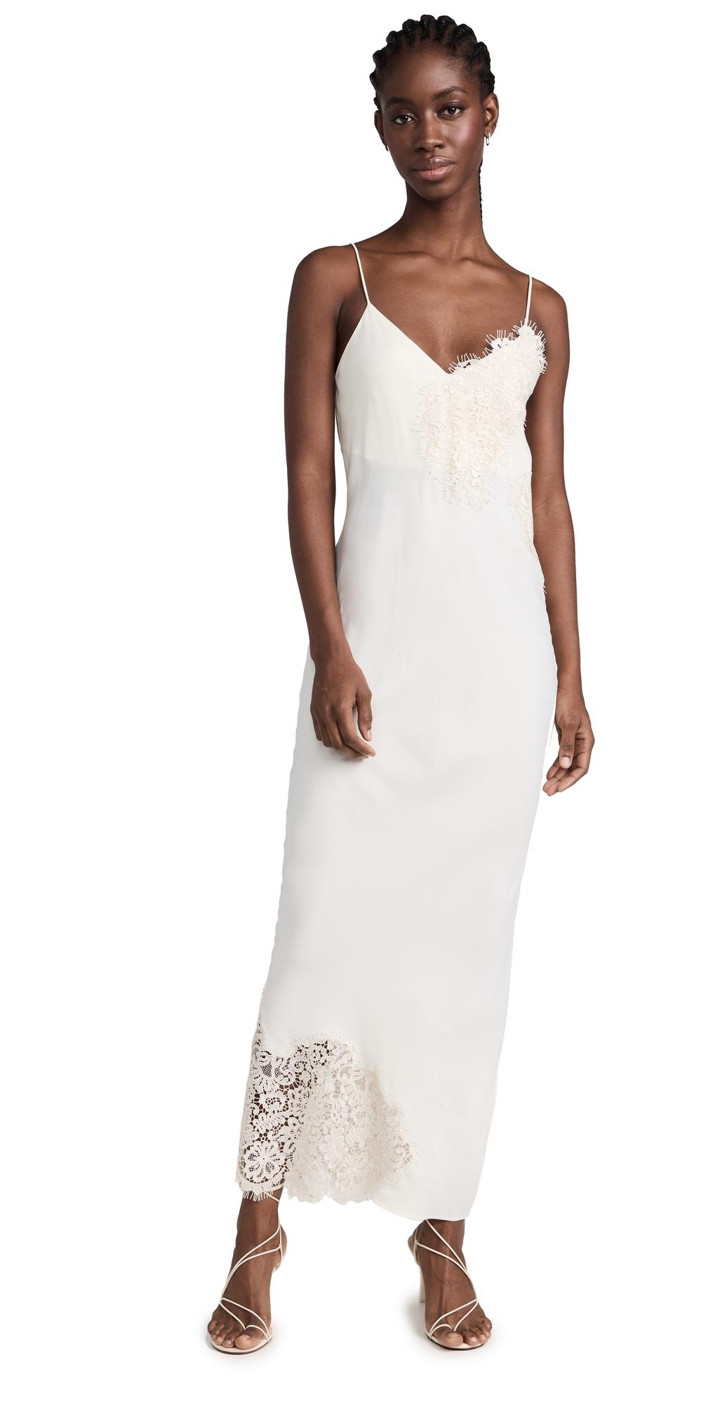 Rohe Lace Camisole Dress in White Lyst