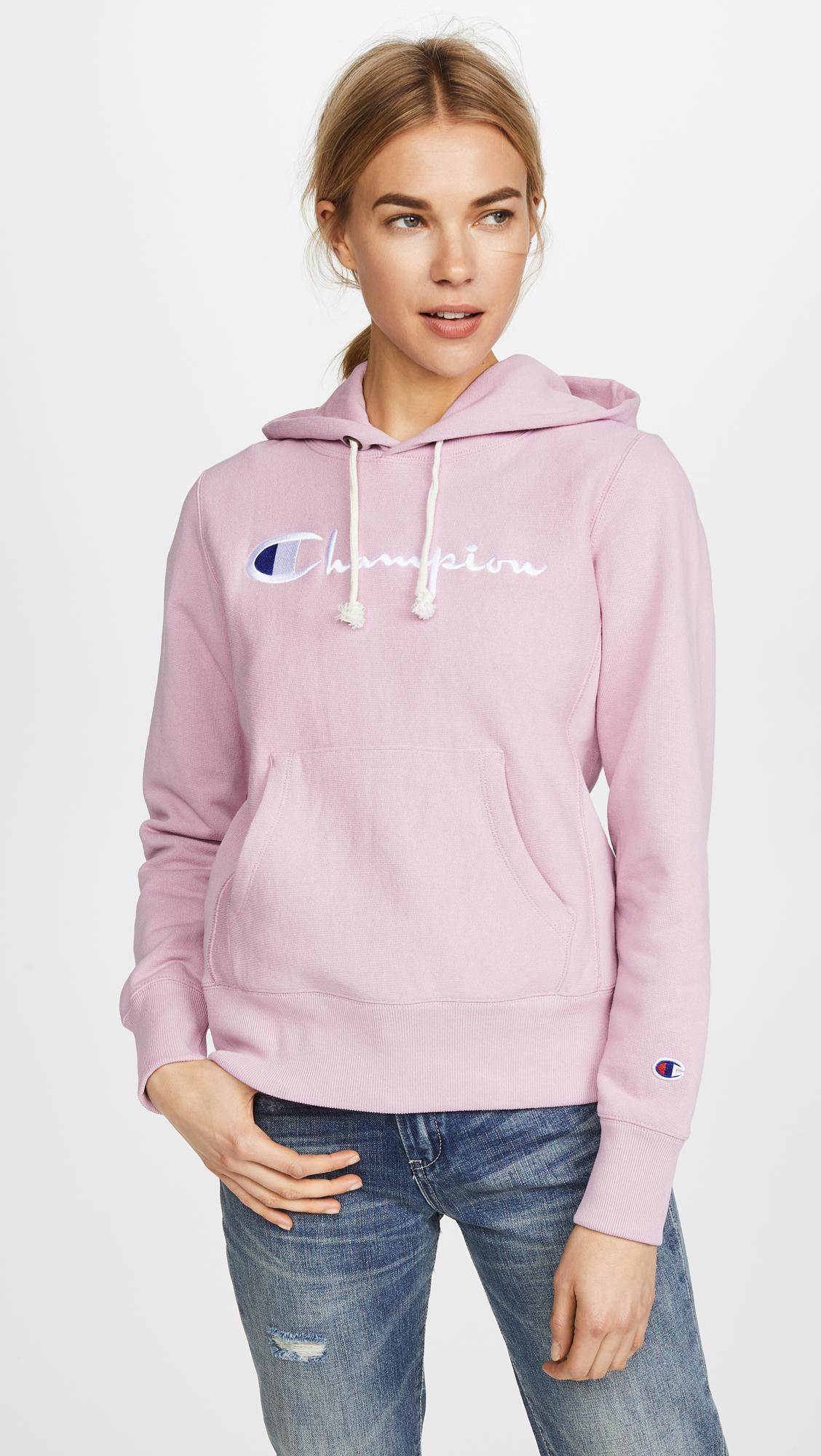 champion hoodie mauve