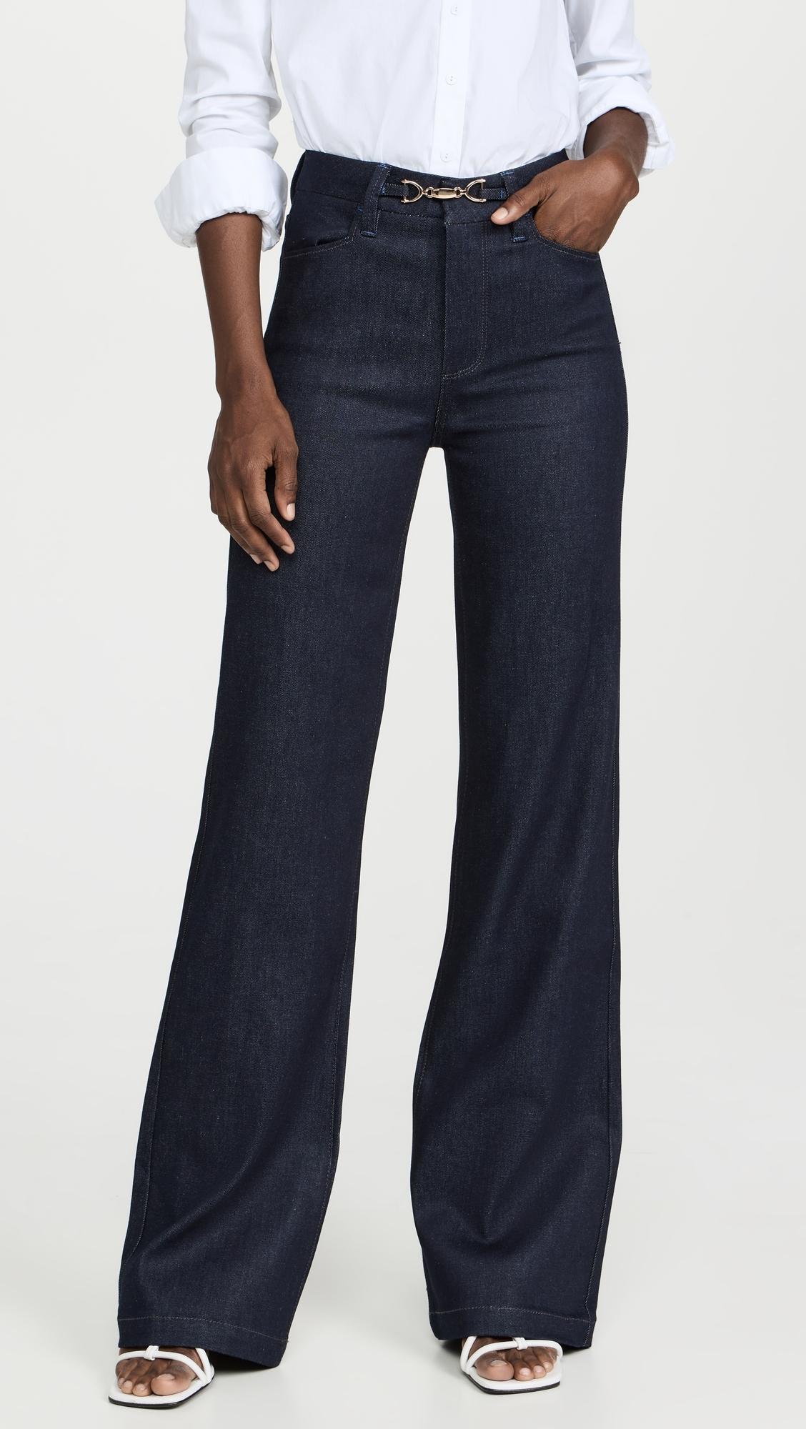 PAIGE Leenah With Jolene Pockets And Clasp Closure Jeans in