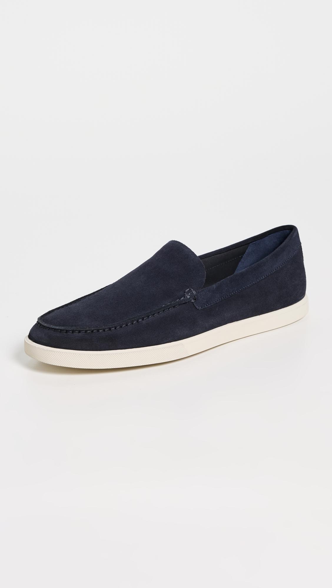 Vince Men\'s Sanders Suede Slip-On Premium Sneakers Coastal Blue Size 13 M Shoes Amazon.com | Vince Men main image 4