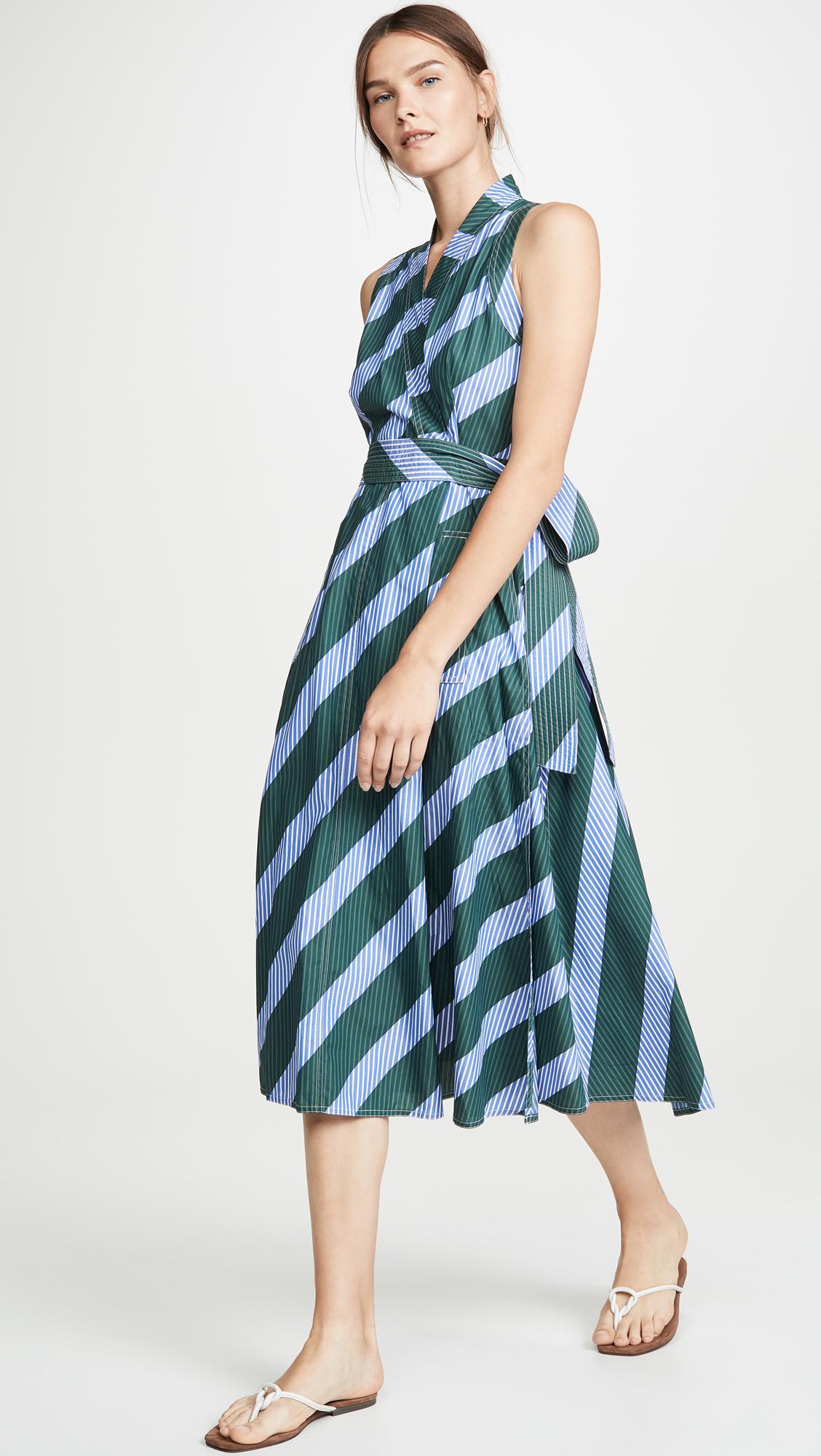 Tory burch hotsell overprinted wrap dress