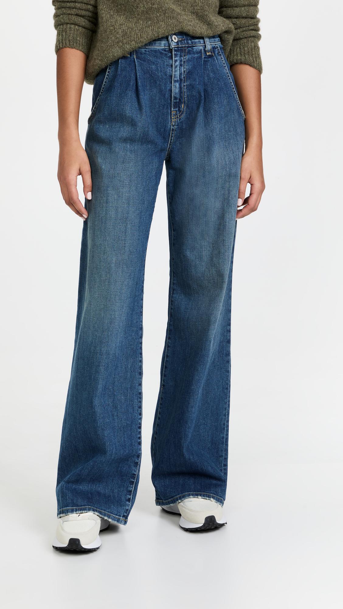 Nili Lotan Flora Trouser Jeans in Blue | Lyst