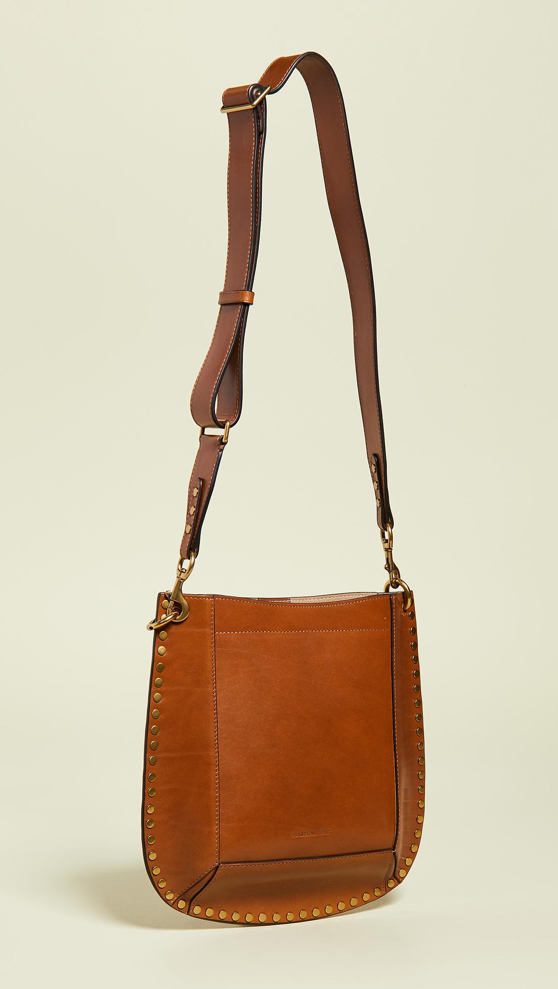 Isabel Marant Leather Oskan New Hobo Bag in Cognac (Brown) Lyst