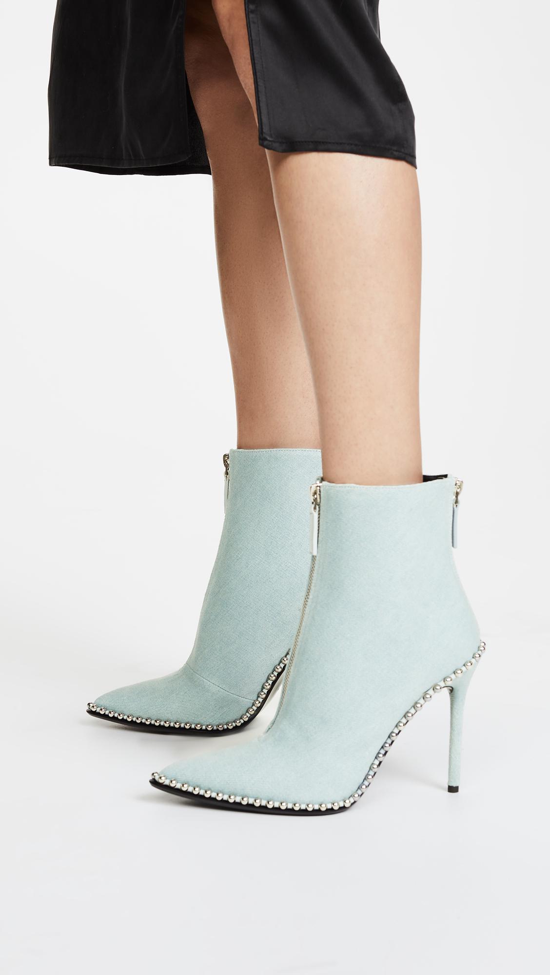 alexander wang denim boots