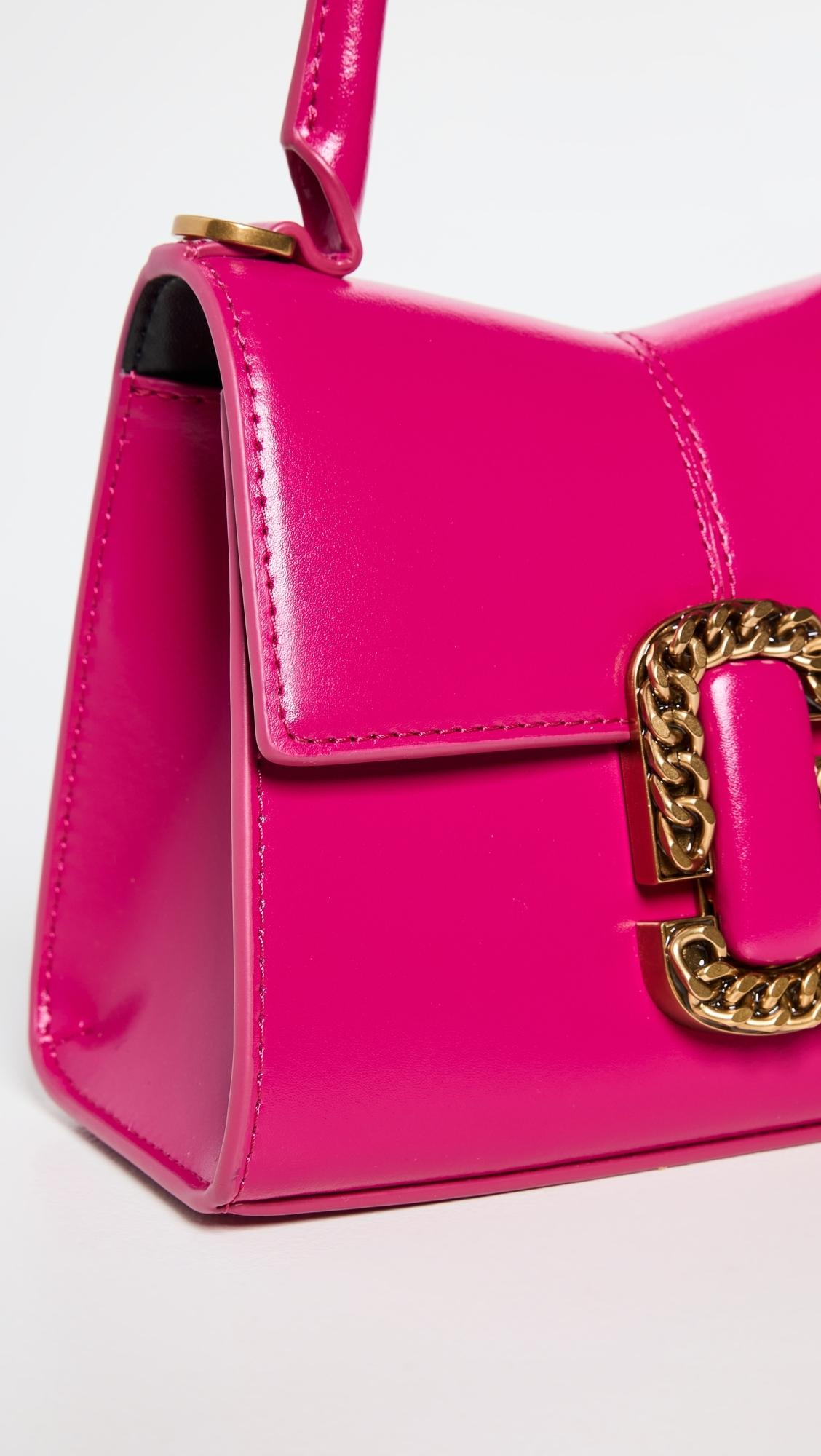 Marc Jacobs St. Marc Mini Top Handle Bag in Pink | Lyst