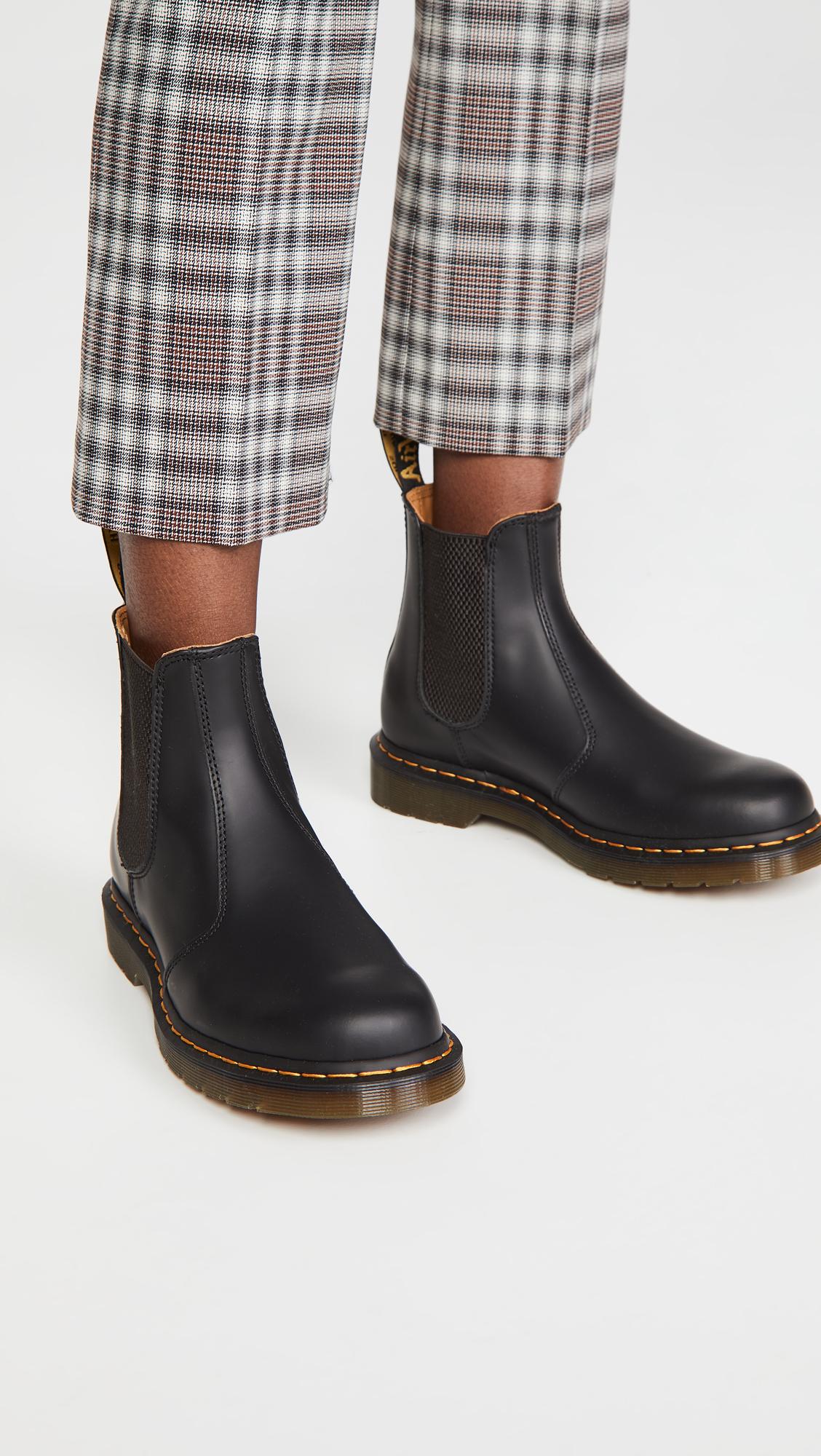 Dr Martens 2976 Bex Smooth Leather In Black Save 63 Lyst