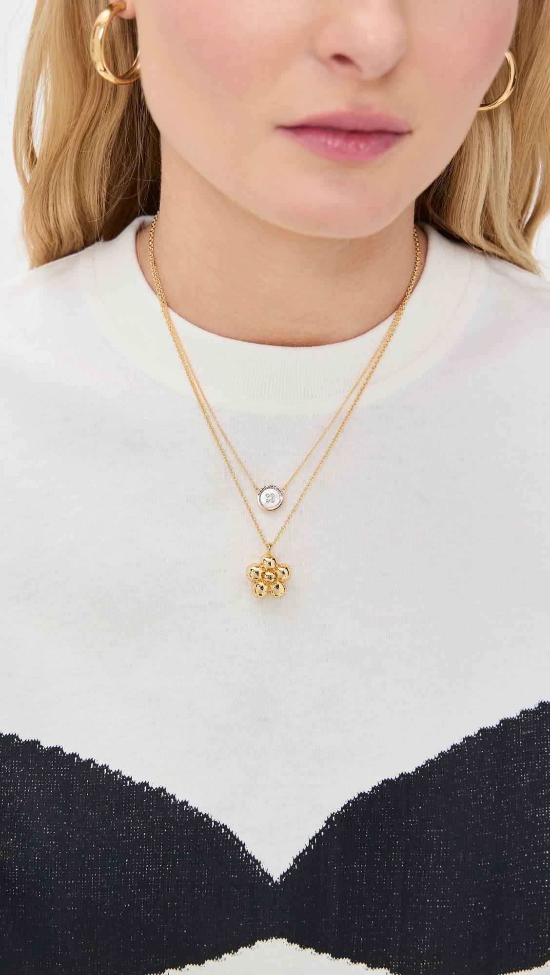 【関税込み】Balloon necklace - Marc Jacobs - l - White Marc Jacobs Daisy Balloon Necklace in White | Lyst Canada