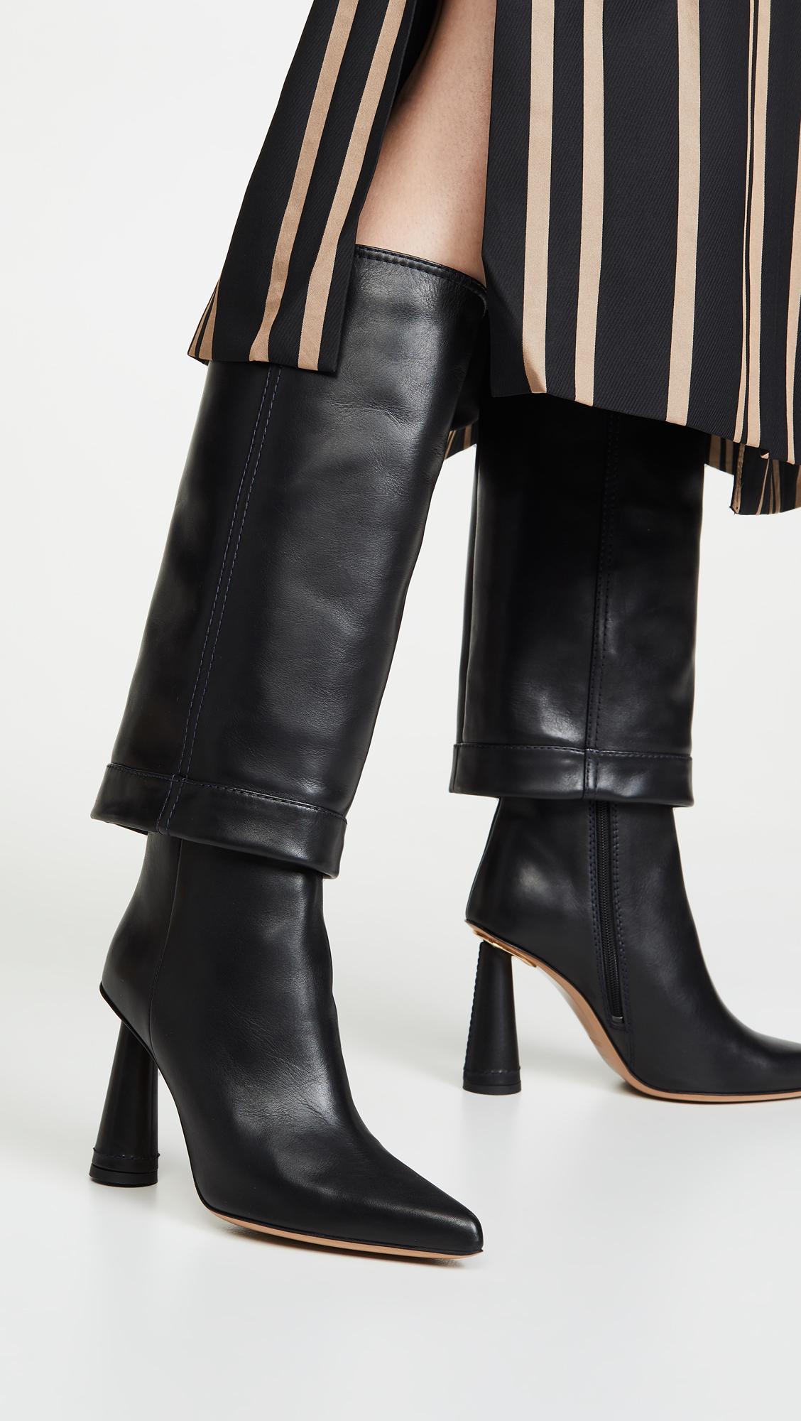 Jacquemus Les Bottes Pantalon Leather Boots in Black - Save 49% - Lyst