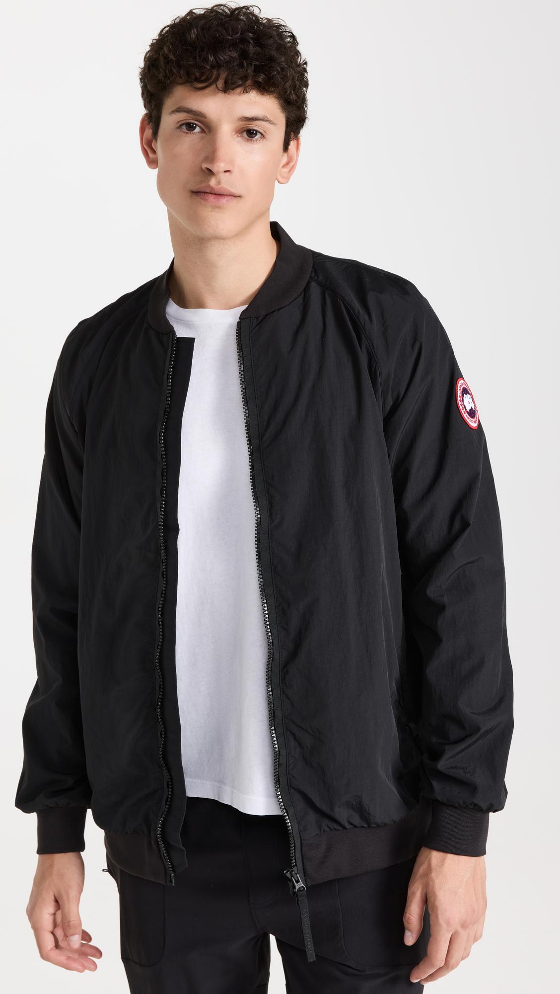 Canada Goose Faber Bomber Windbreaker in Black for Men | Lyst