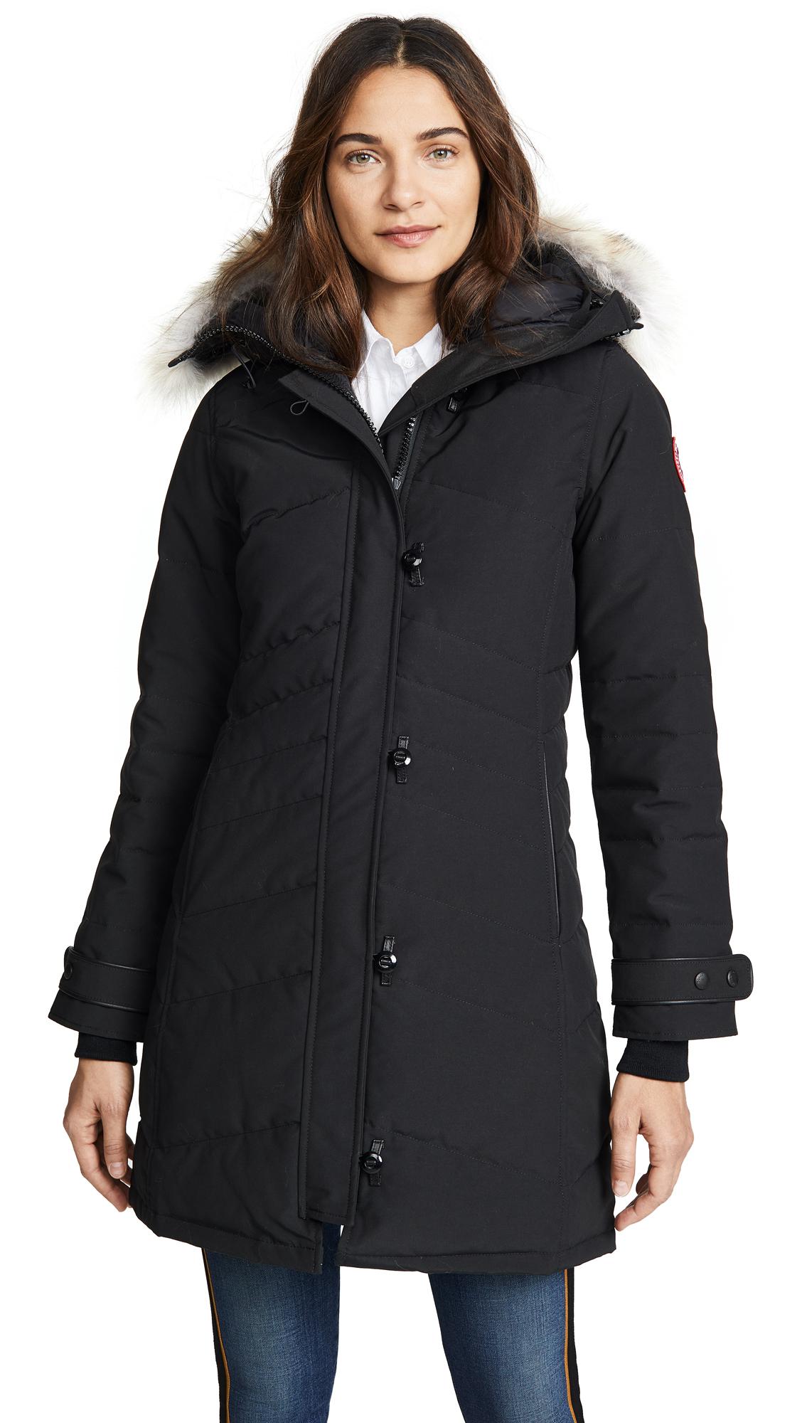 canada goose lorette parka black medium