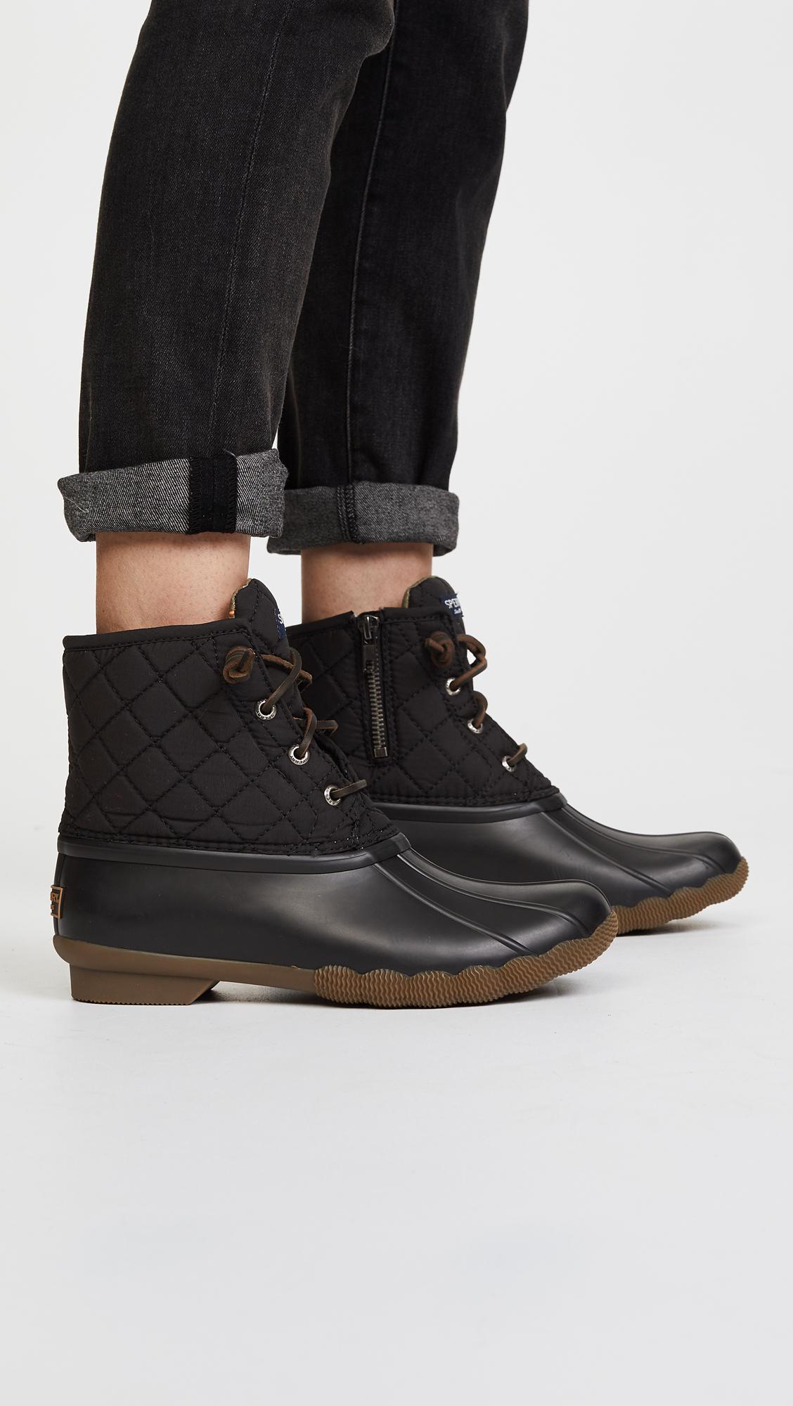 womens saltwater quilted duck boot