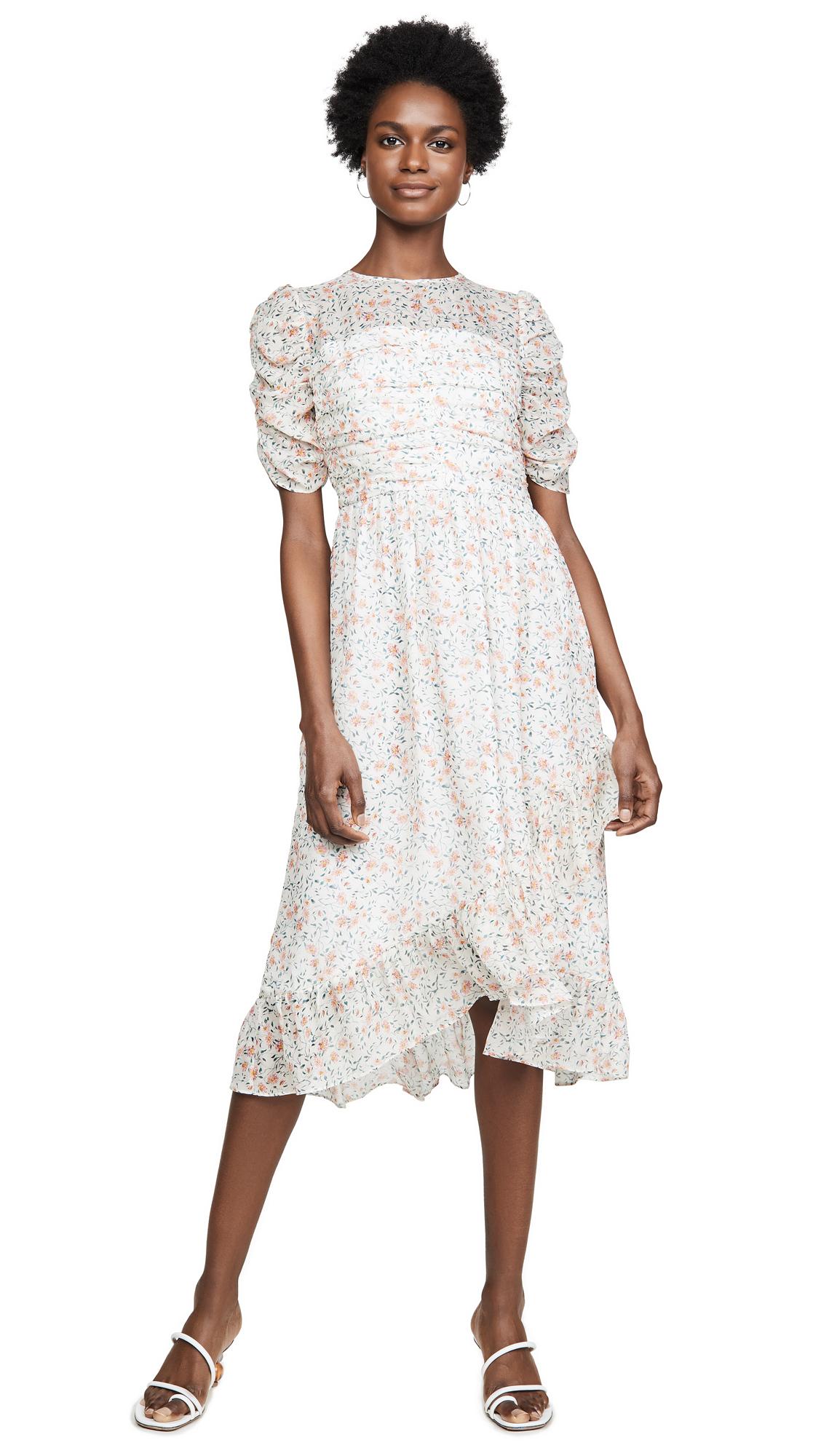 shoshanna white dress