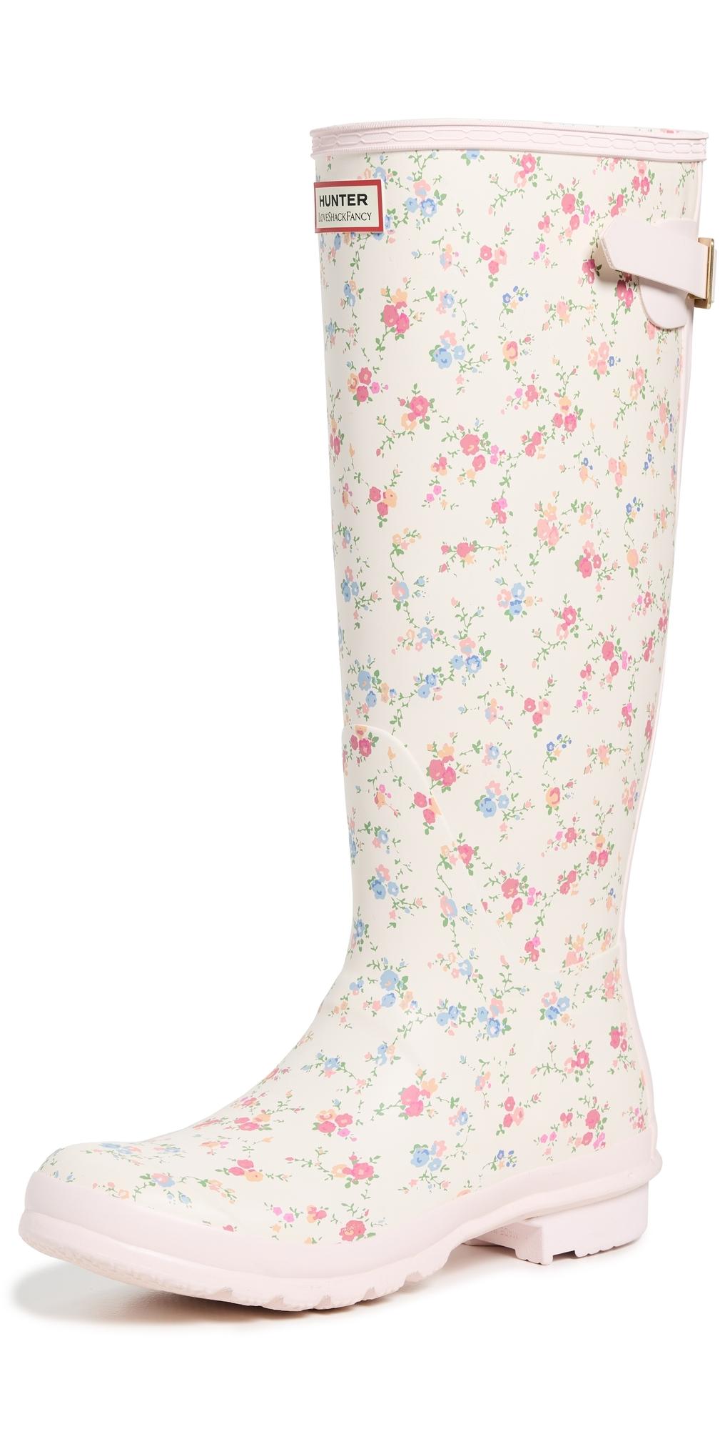 レインシューズ HUNTER [UNISEX] Play Tall Bootsocks Hunter White UAS3418RPYH Hunter Play Tall Insulated Boot WFT2235RMA-WHW Womens White