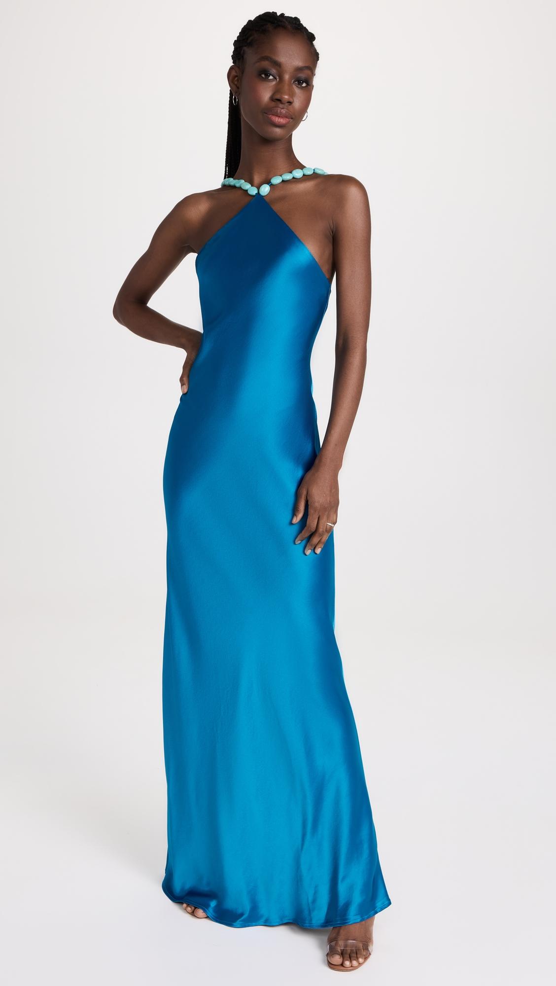 STAUD Cadence Dress in Blue | Lyst