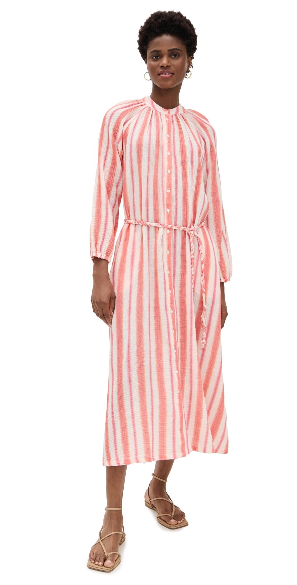 xirena pink dress Xirena Women's Bowen Shirt Dress - Pink - Size M