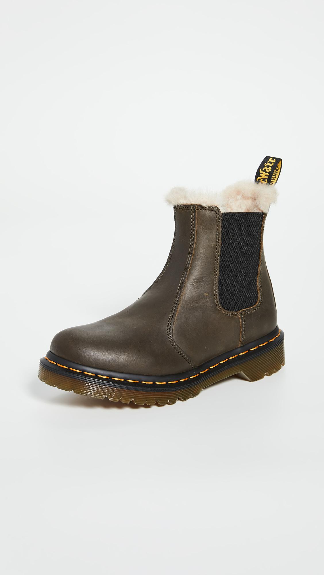 Dr. Martens 2976 Leonore Chelsea Boots in Olive (Green) | Lyst