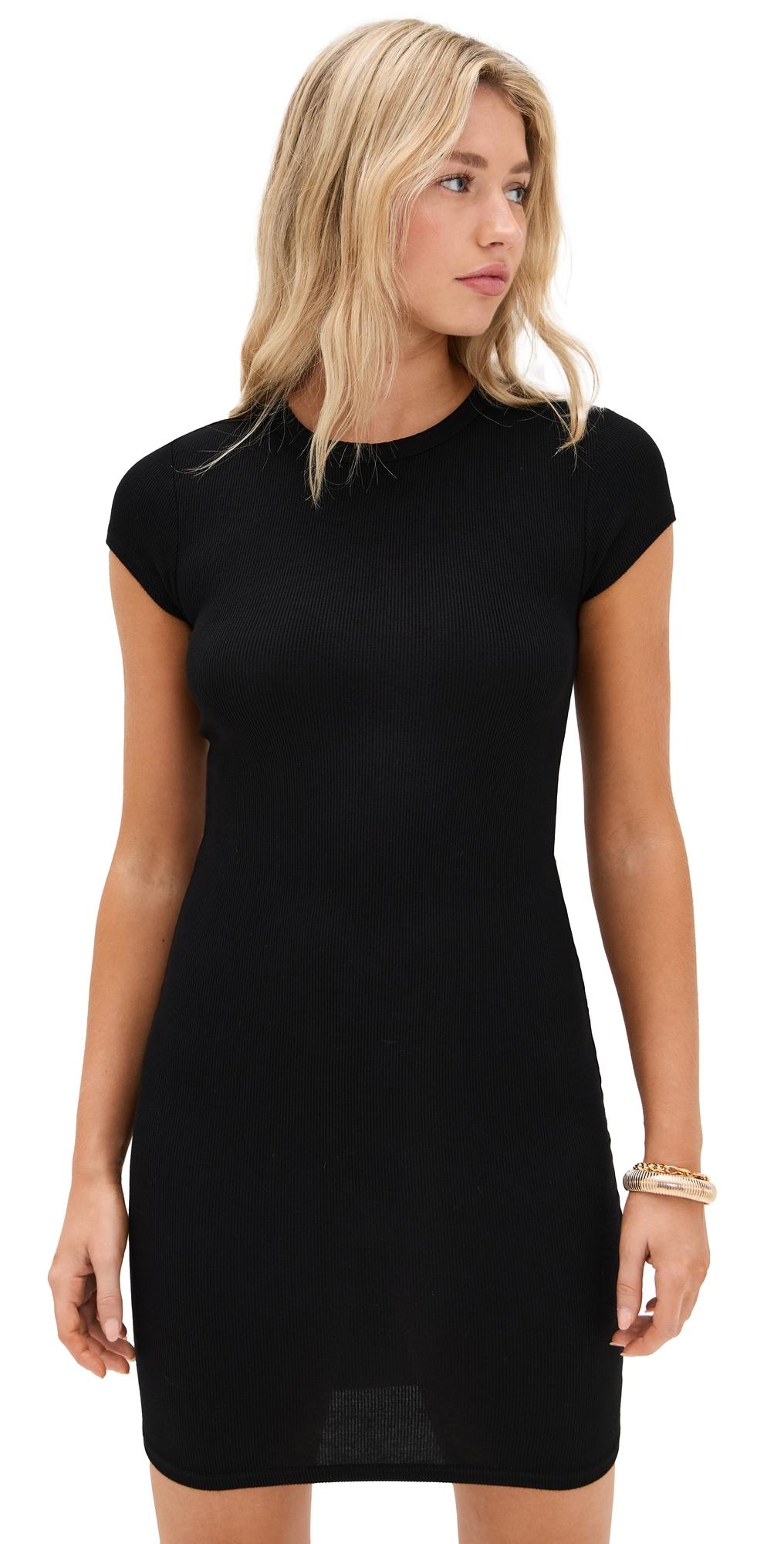 knee length dresses for ladies Lurex Jersey Slash Mini Dress  The RiverLane