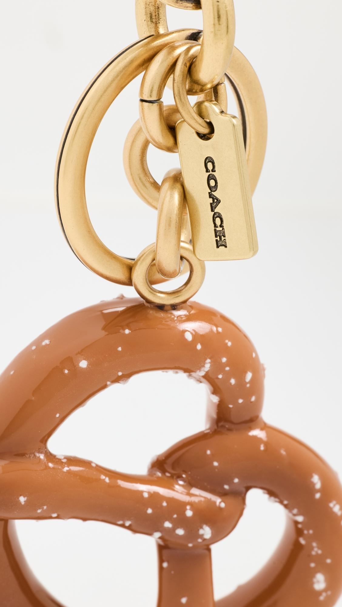 COACH Small Pretzel Bag Charm Keychain | Lyst