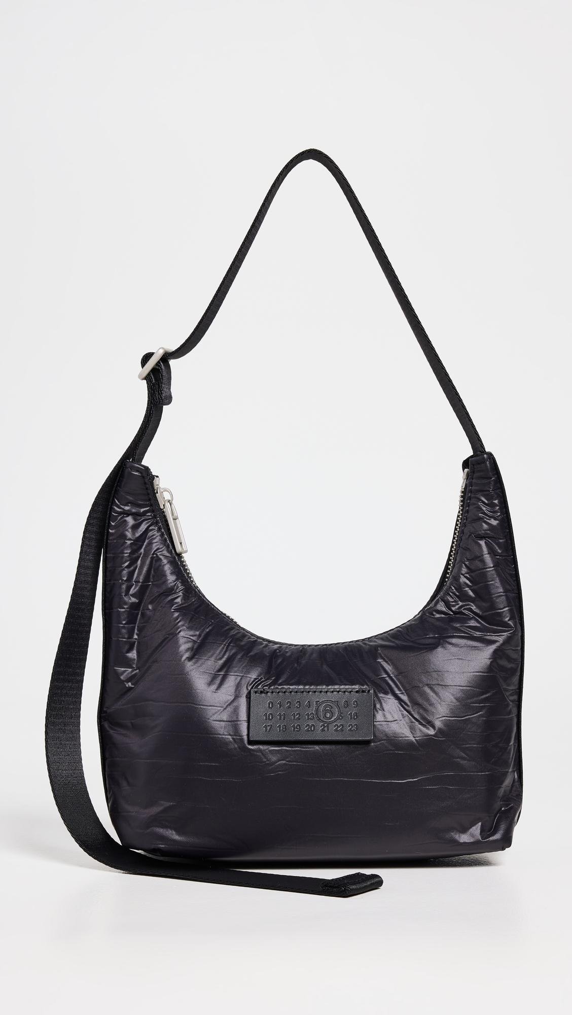 MM6 by Maison Margiela Nylon Mini Bag in Black | Lyst
