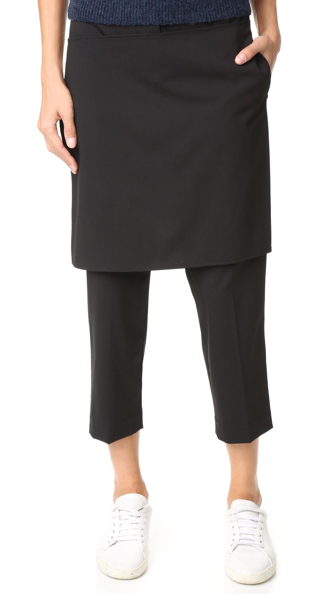3.1 Phillip Lim Wool Apron Pants in Black Lyst