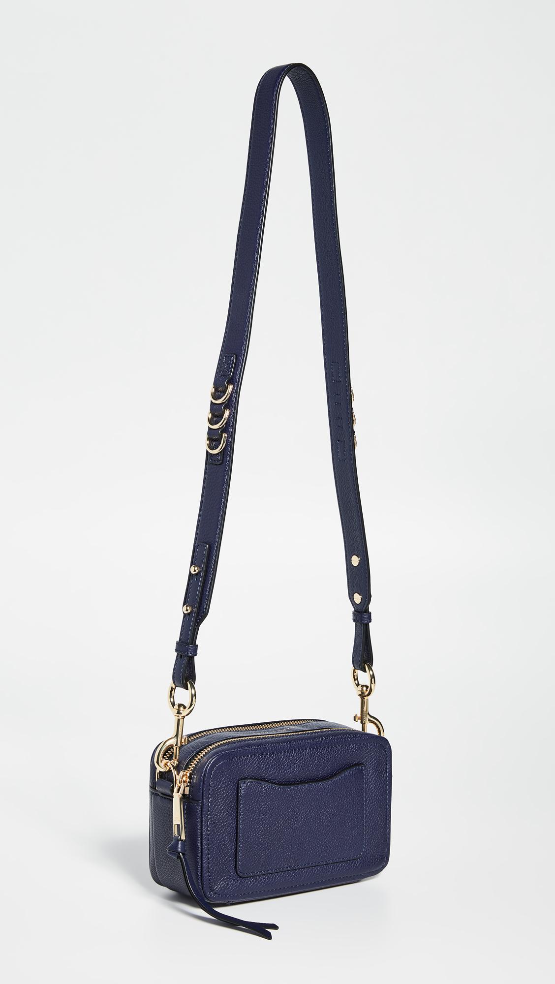 Marc Jacobs Snapshot Softshot 21 Blue Crossbody Shoulder Bag