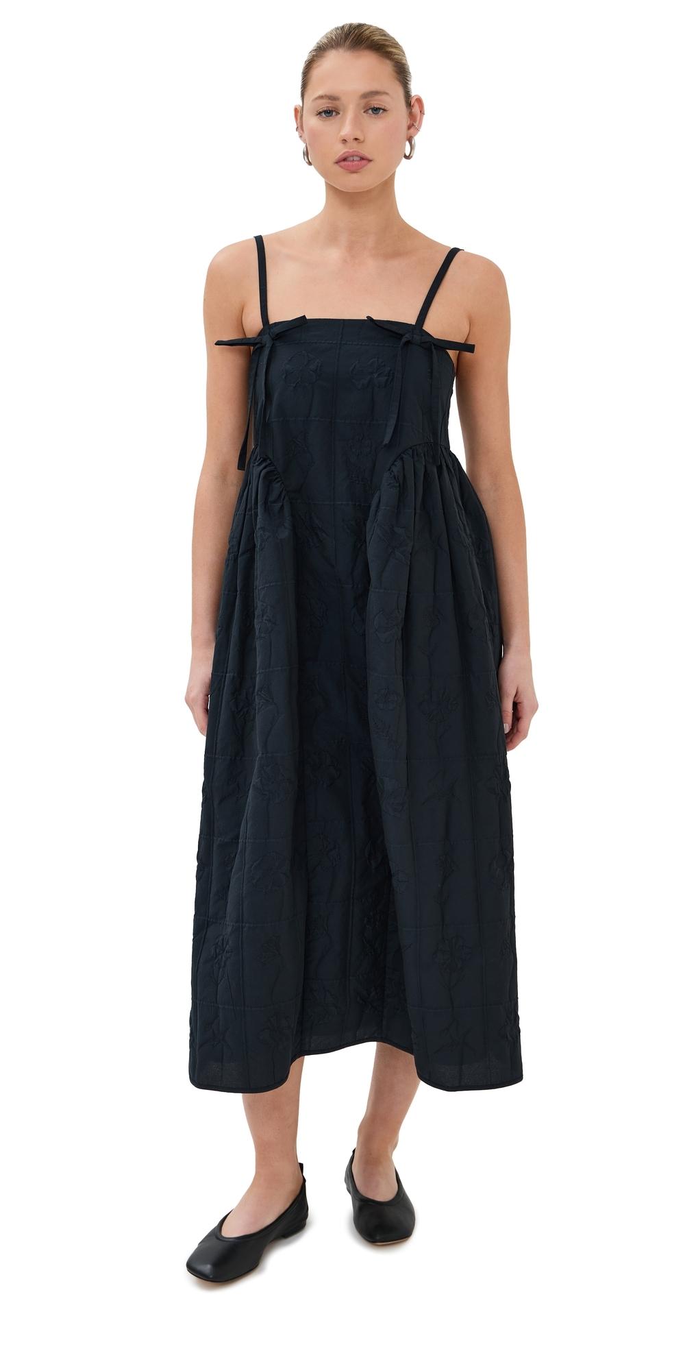Cecilie Bahnsen Ambra Dress in Black | Lyst