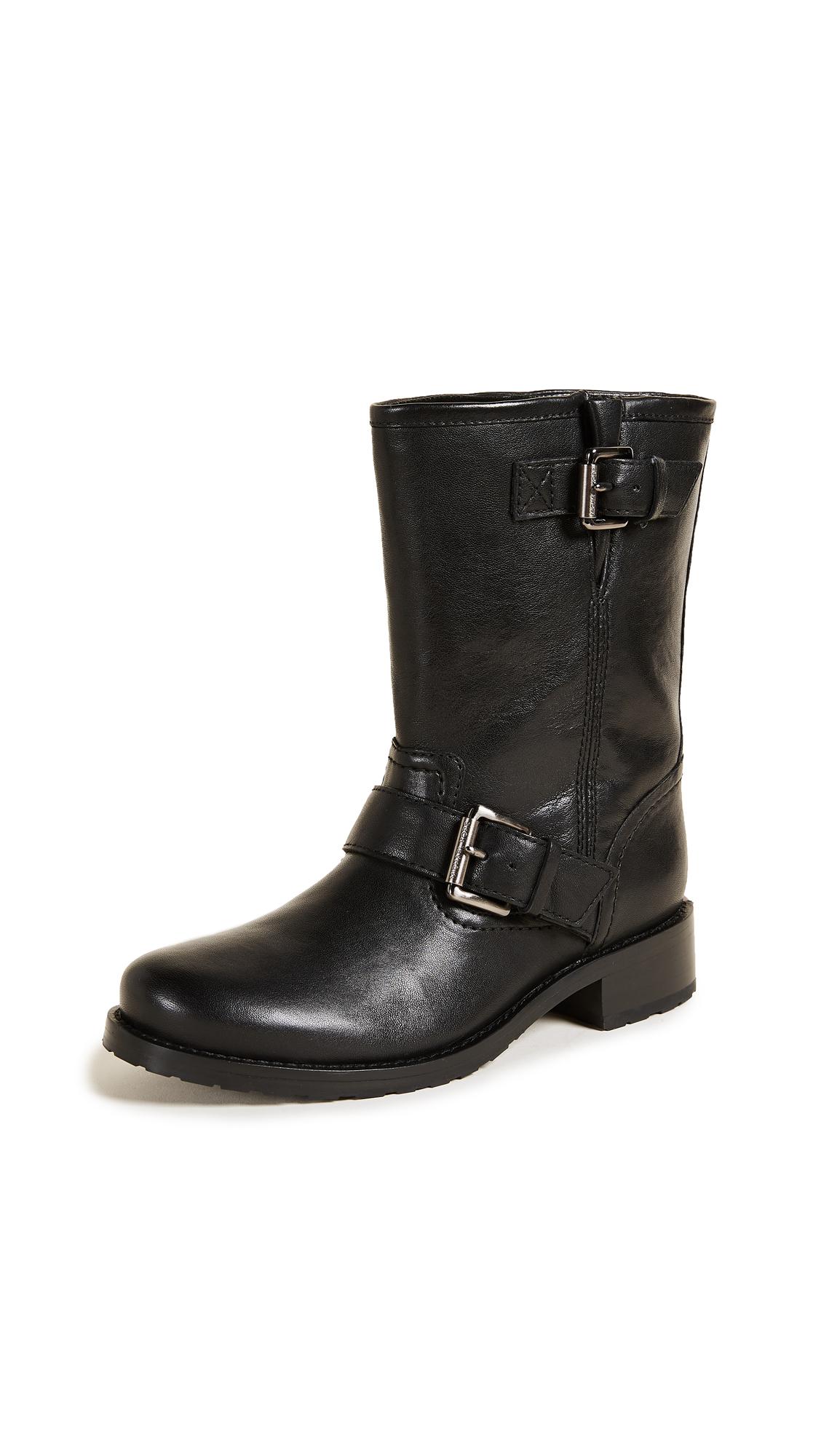 MICHAEL Michael Kors Jonas Moto Boots in Black | Lyst