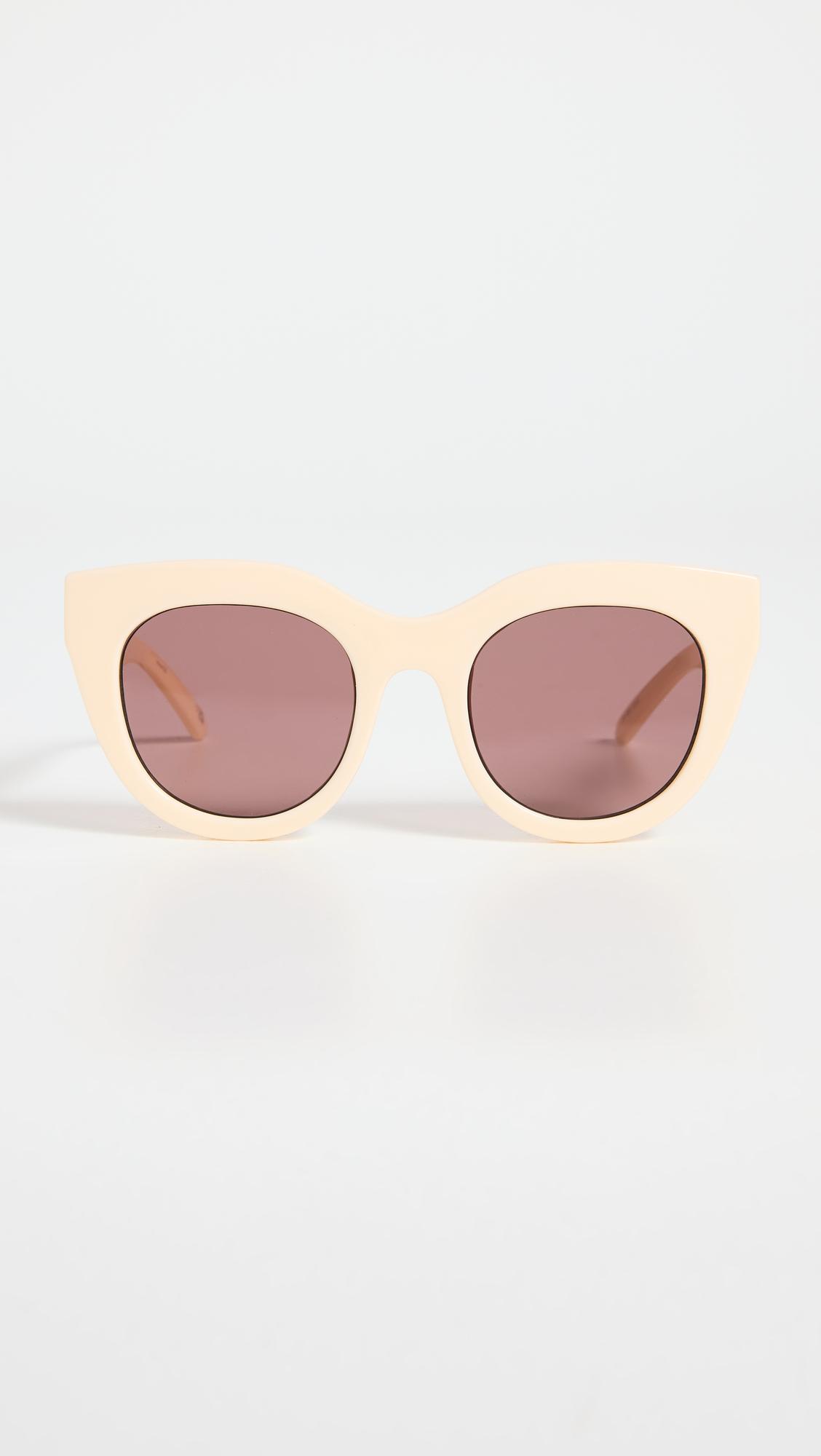 Le Specs Air Heart Sunglasses in Pink | Lyst